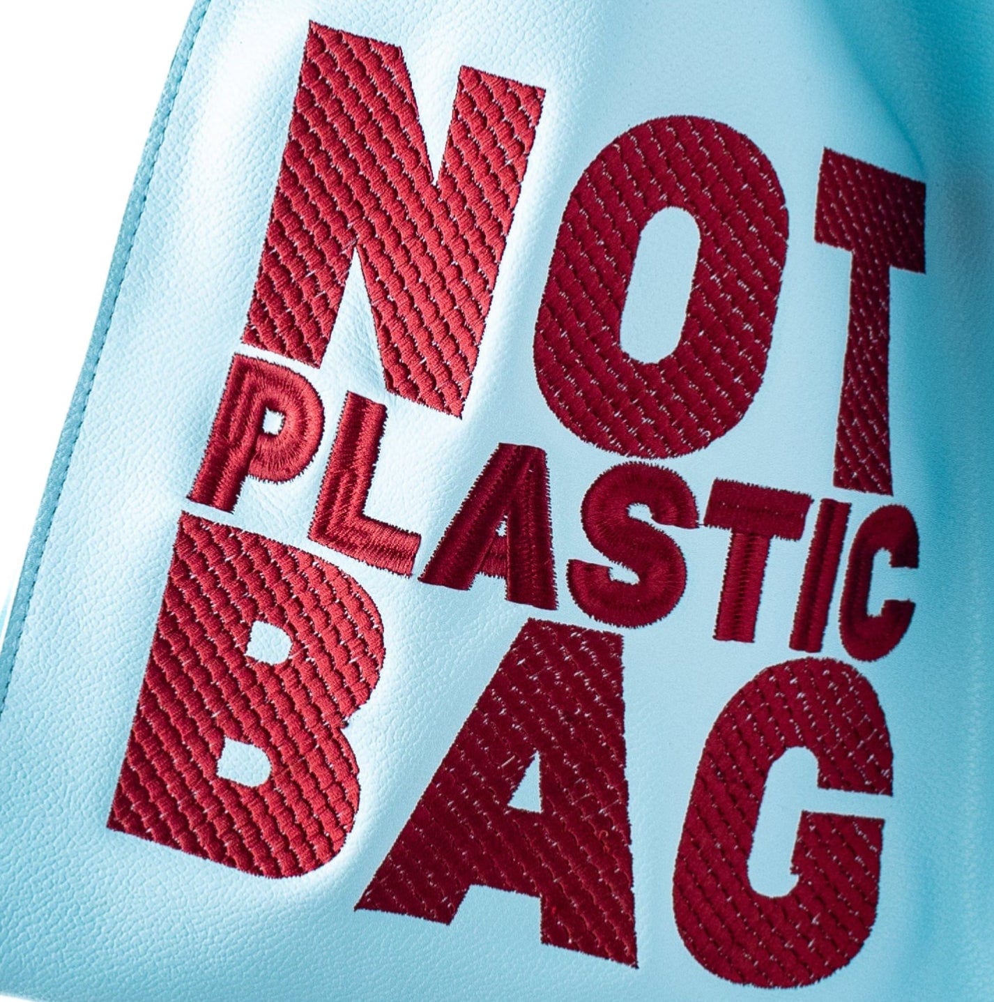 PLASTIC BAG midi - Celeste fresco x ciruela - imagen 3