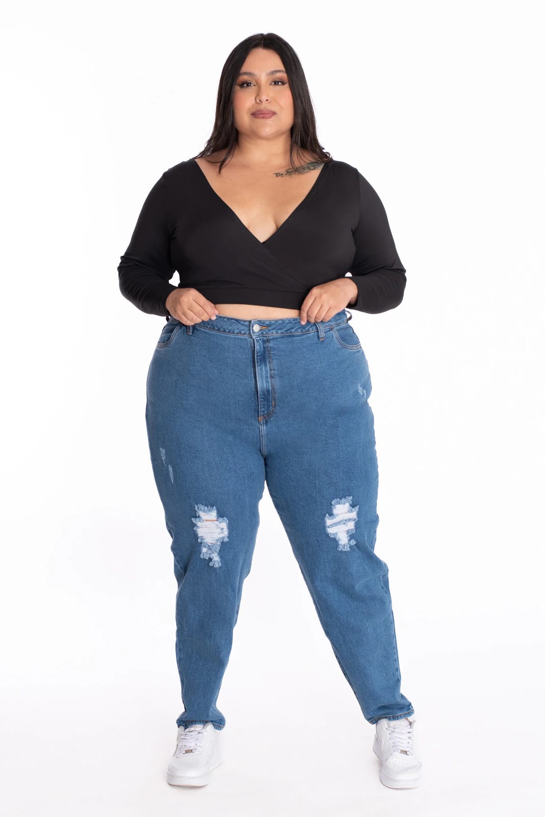 Crop Top Molly Negro - imagen 2