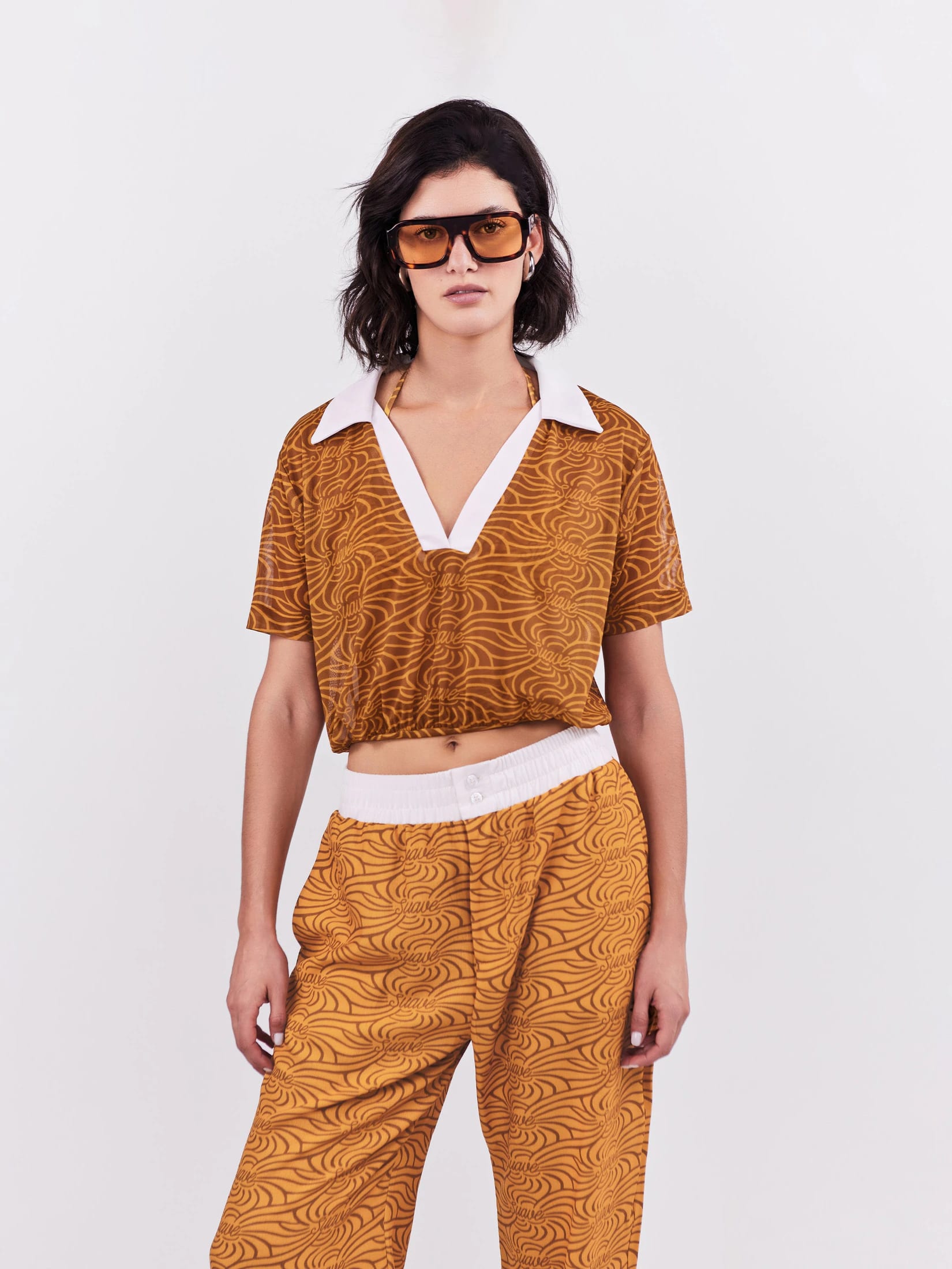 Pantalón Elastico Suave - Ocre - imagen 3