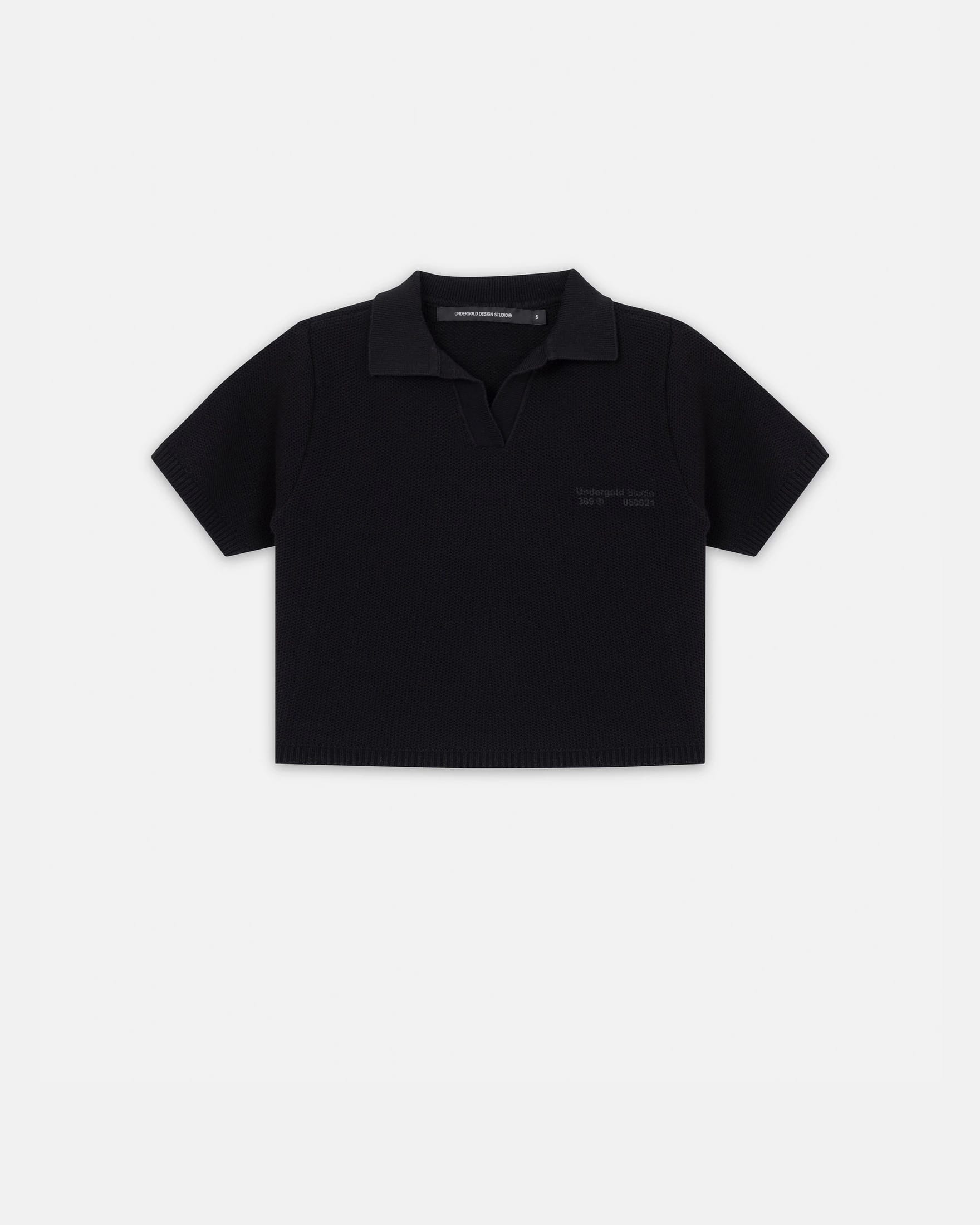 W Holy State Undergold Studio Polo Shirt Black - imagen 1