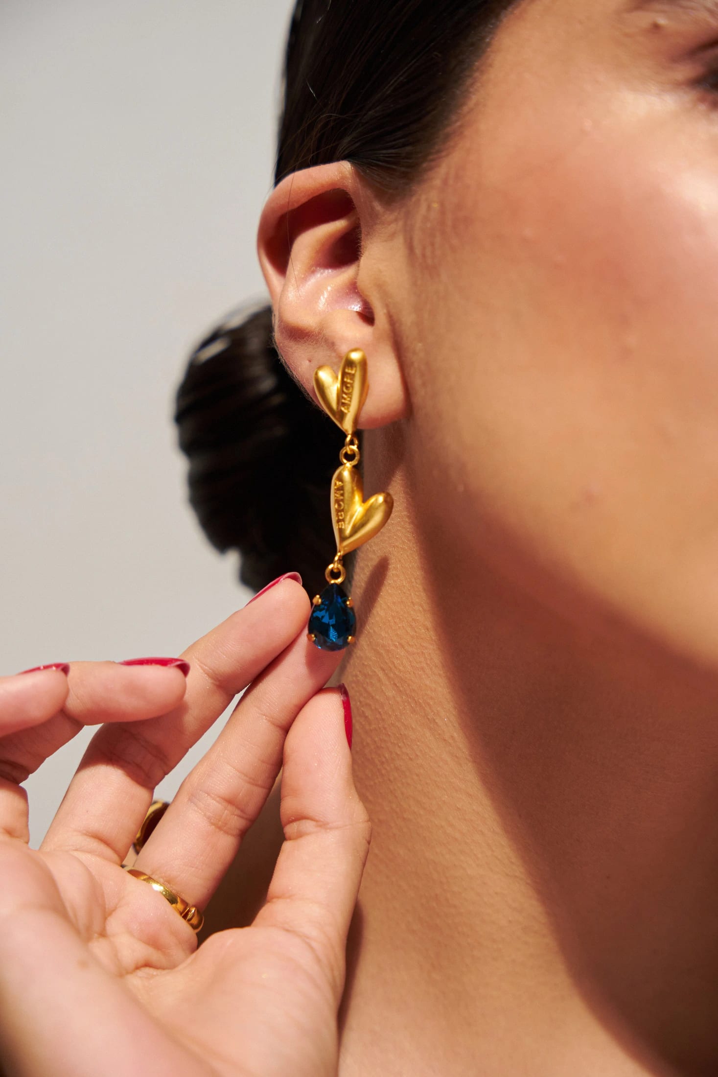 Aretes Amore Cristal - imagen 1