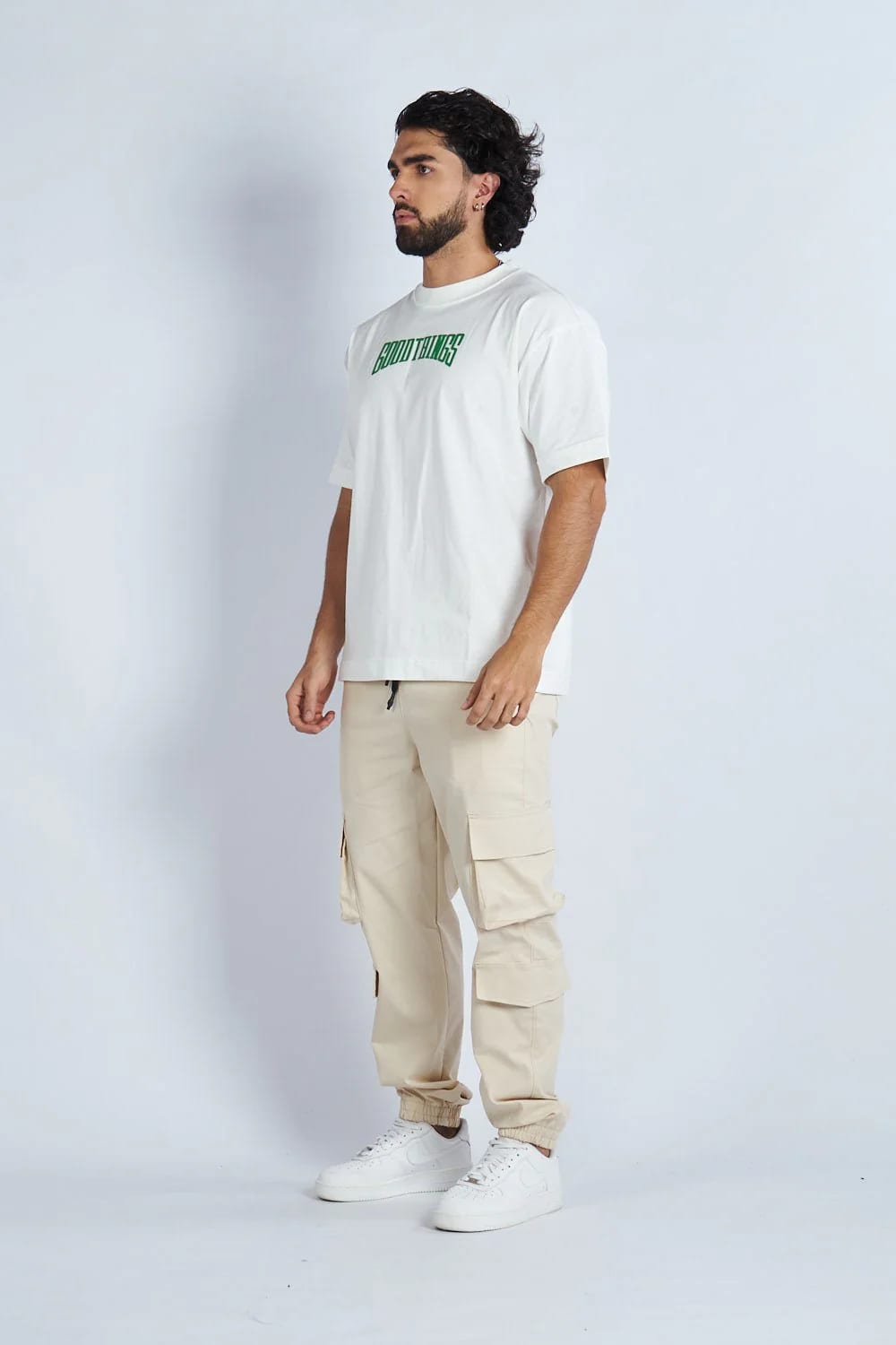 Camiseta oversize estampada Good Things Marfil| DROP 03 | - imagen 7
