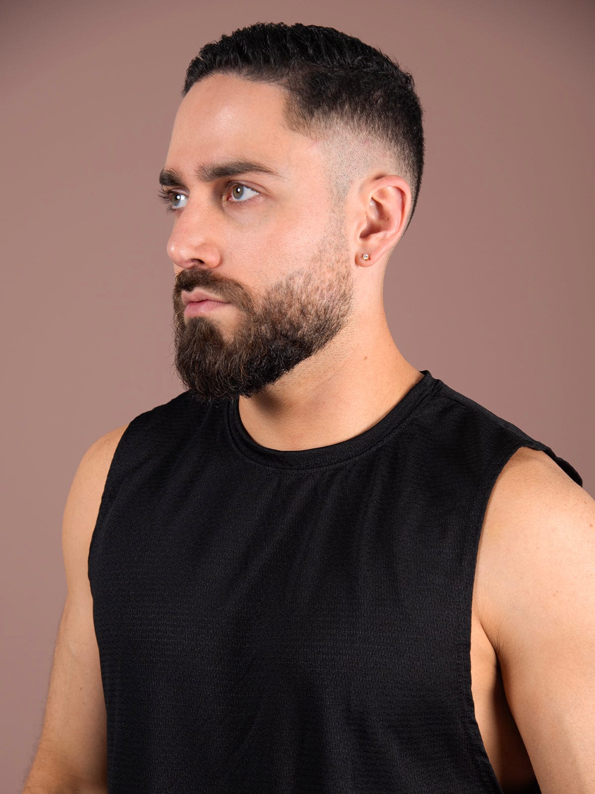 Camisilla hombre panal negra - imagen 5