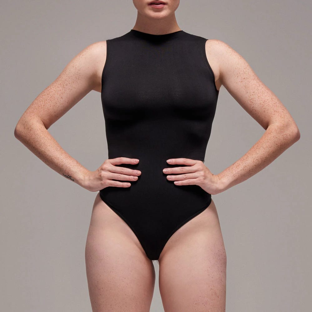 Body Sin Manga Cuello Alto Para Mujer | Lunia - imagen 4