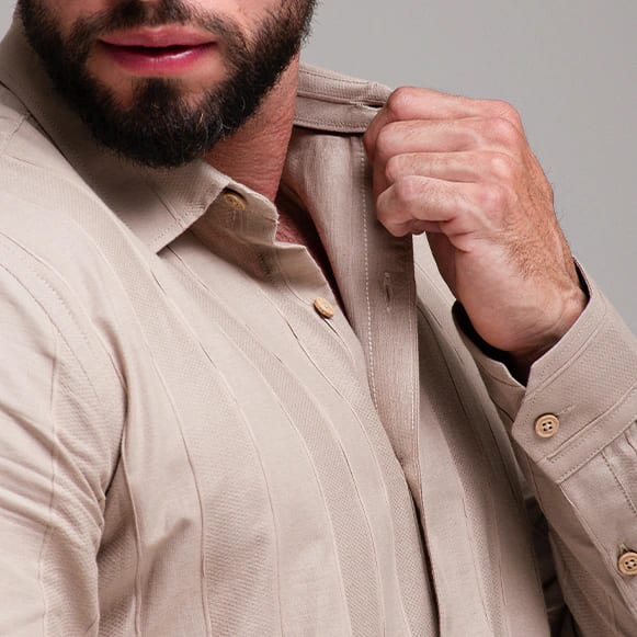 CAMISA ML 100% ALGODON HOMBRE - imagen 113