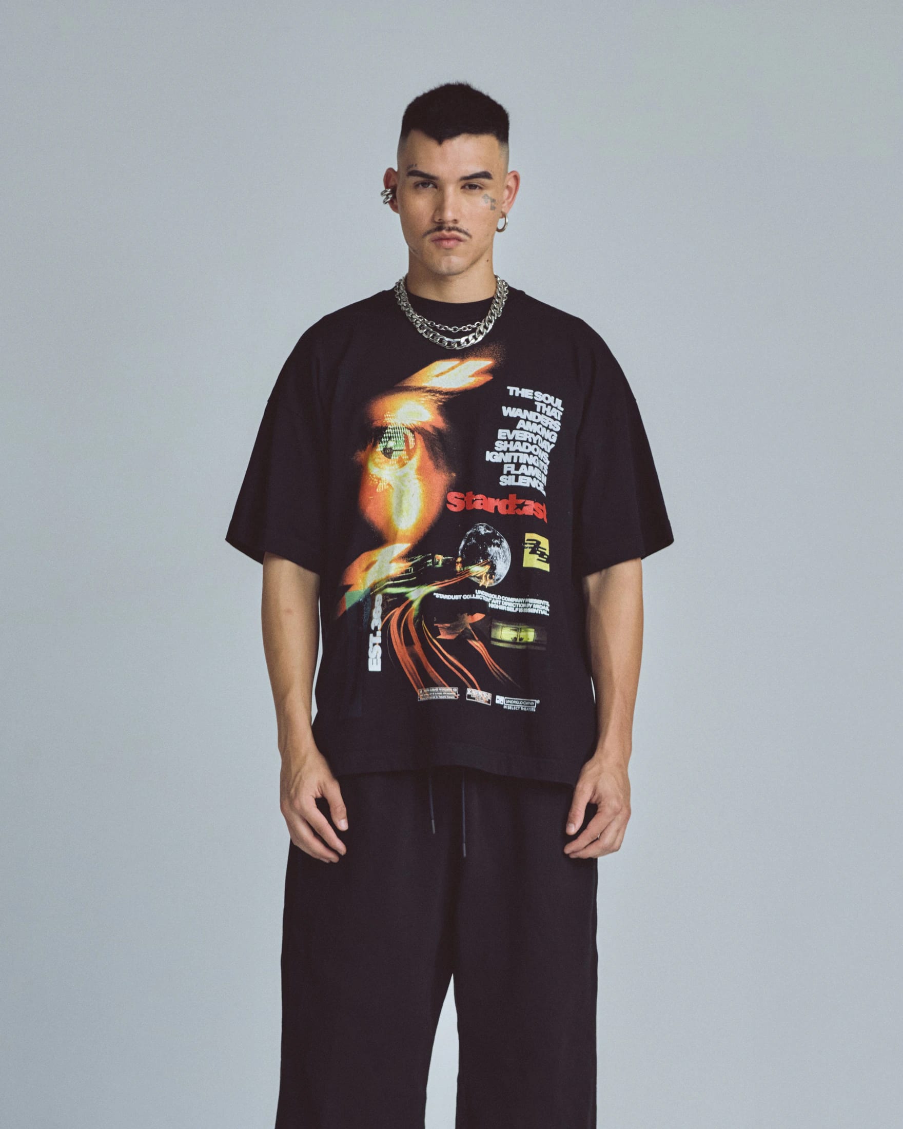 Stardust Night Drive Tshirt Black - imagen 2