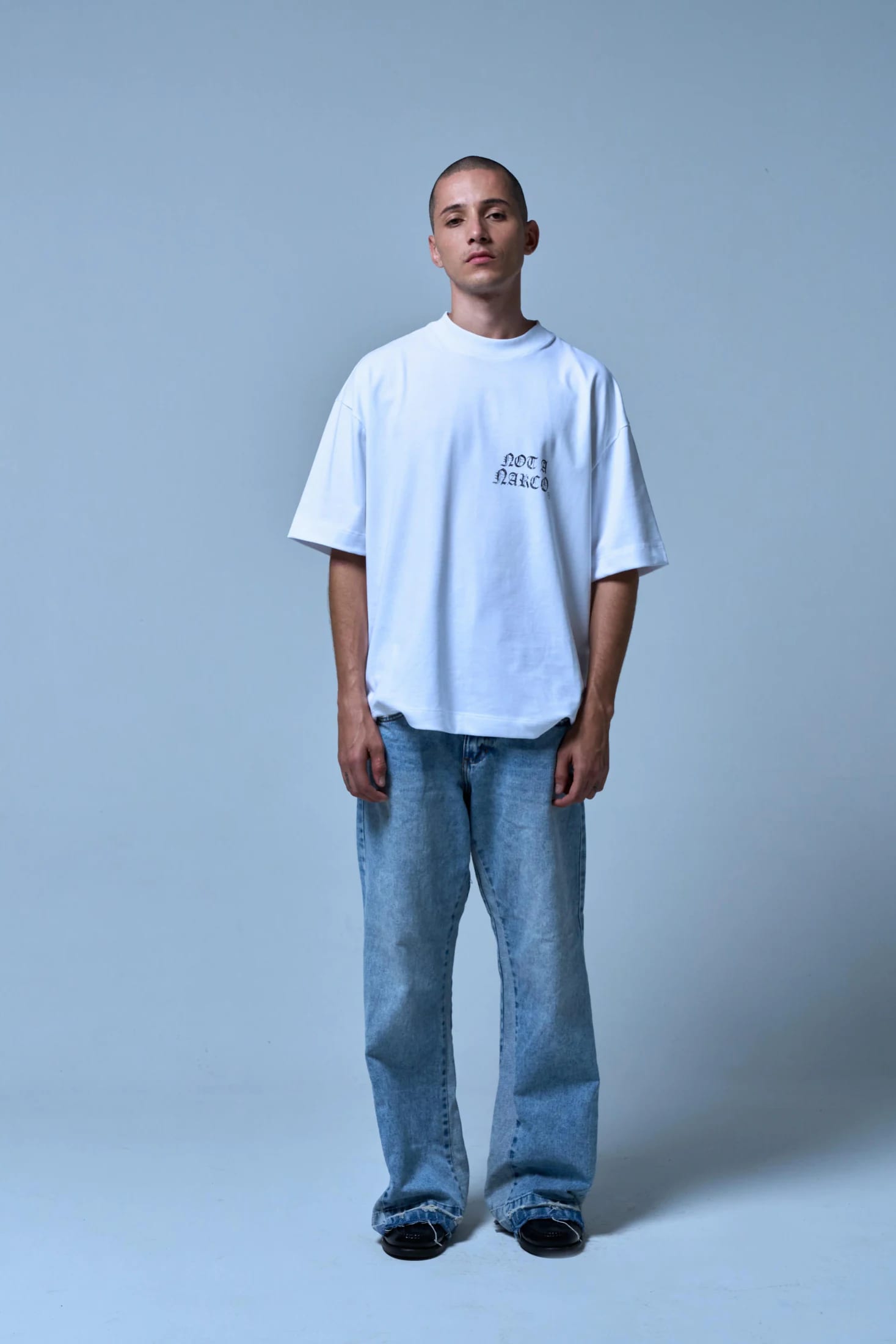 NOT A NARCO FW25 WHITE T-SHIRT - imagen 7