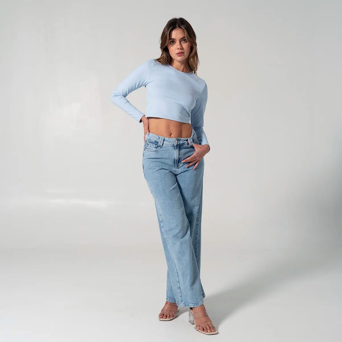 Blusa Crop Top Slim Miki - imagen 5