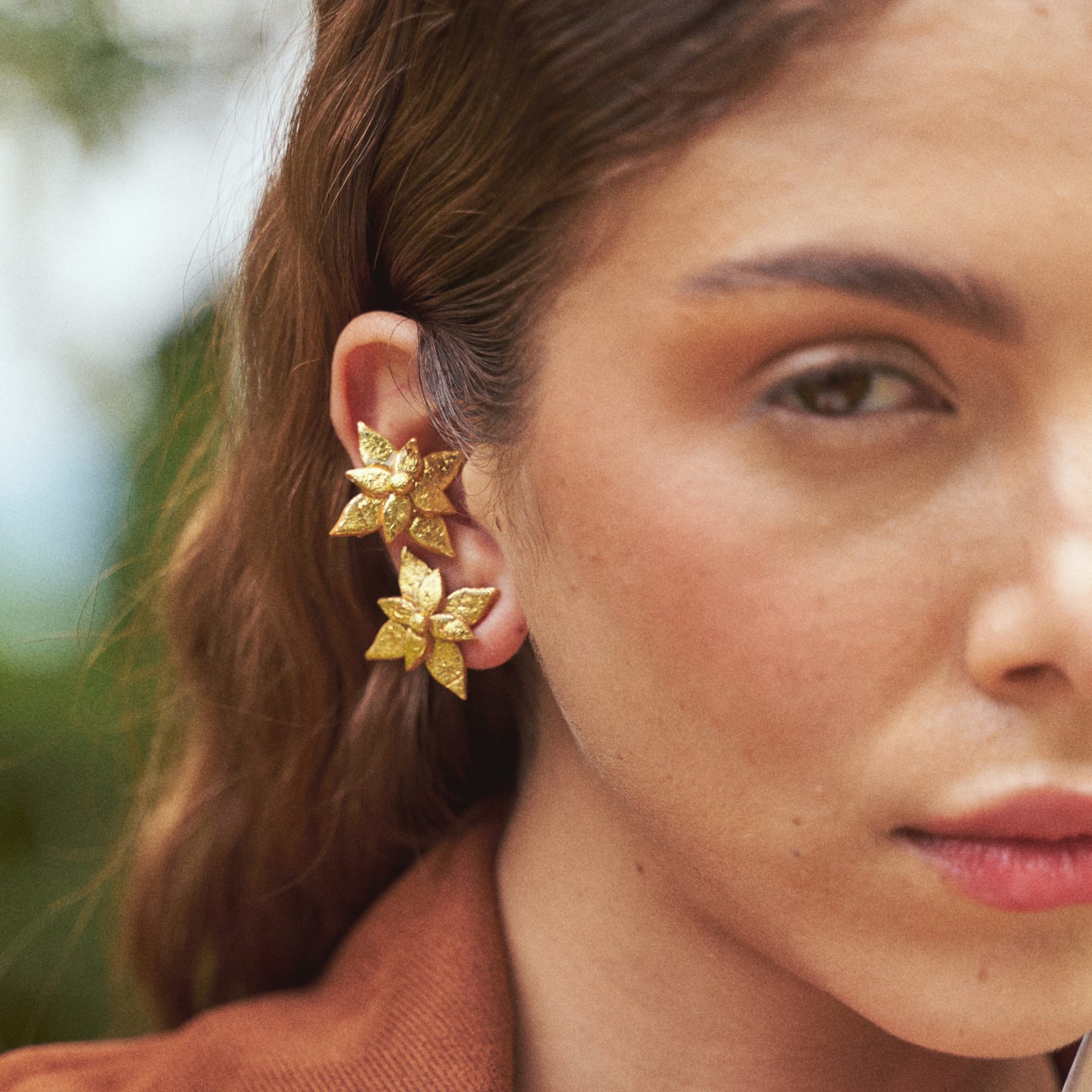 Earcuff Flor de Navidad - imagen 4
