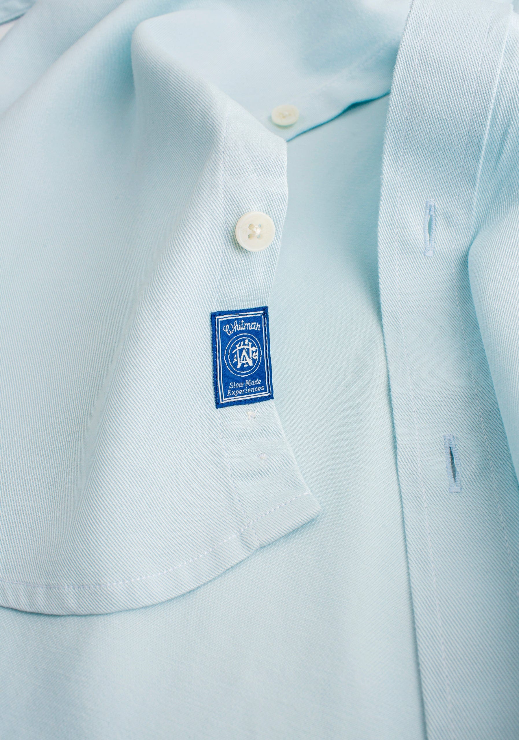 Camisa H CF Hamilton Tencel Azul Claro - imagen 3