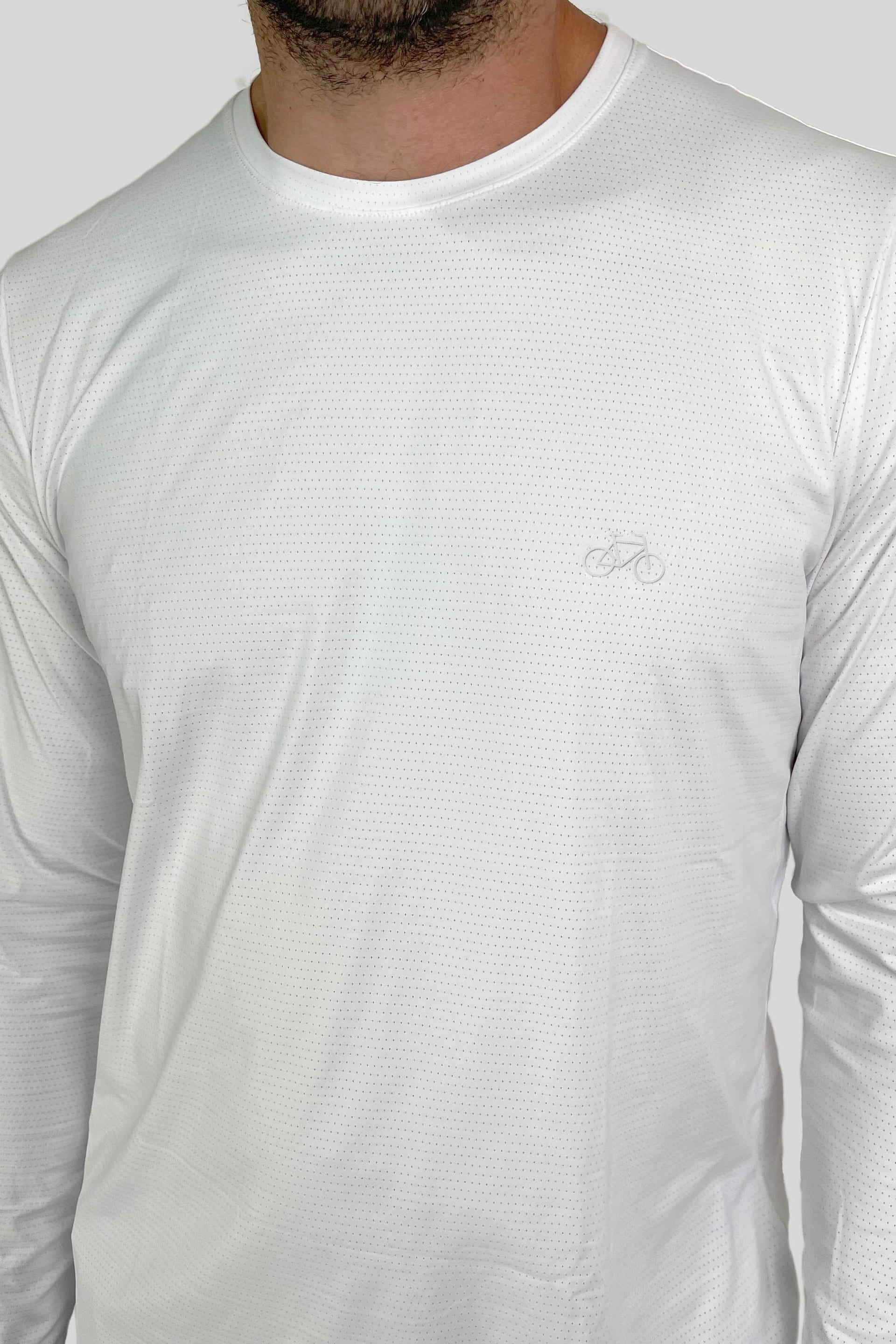 CAMISETA MANGA LARGA SPORT BLANCA - imagen 2