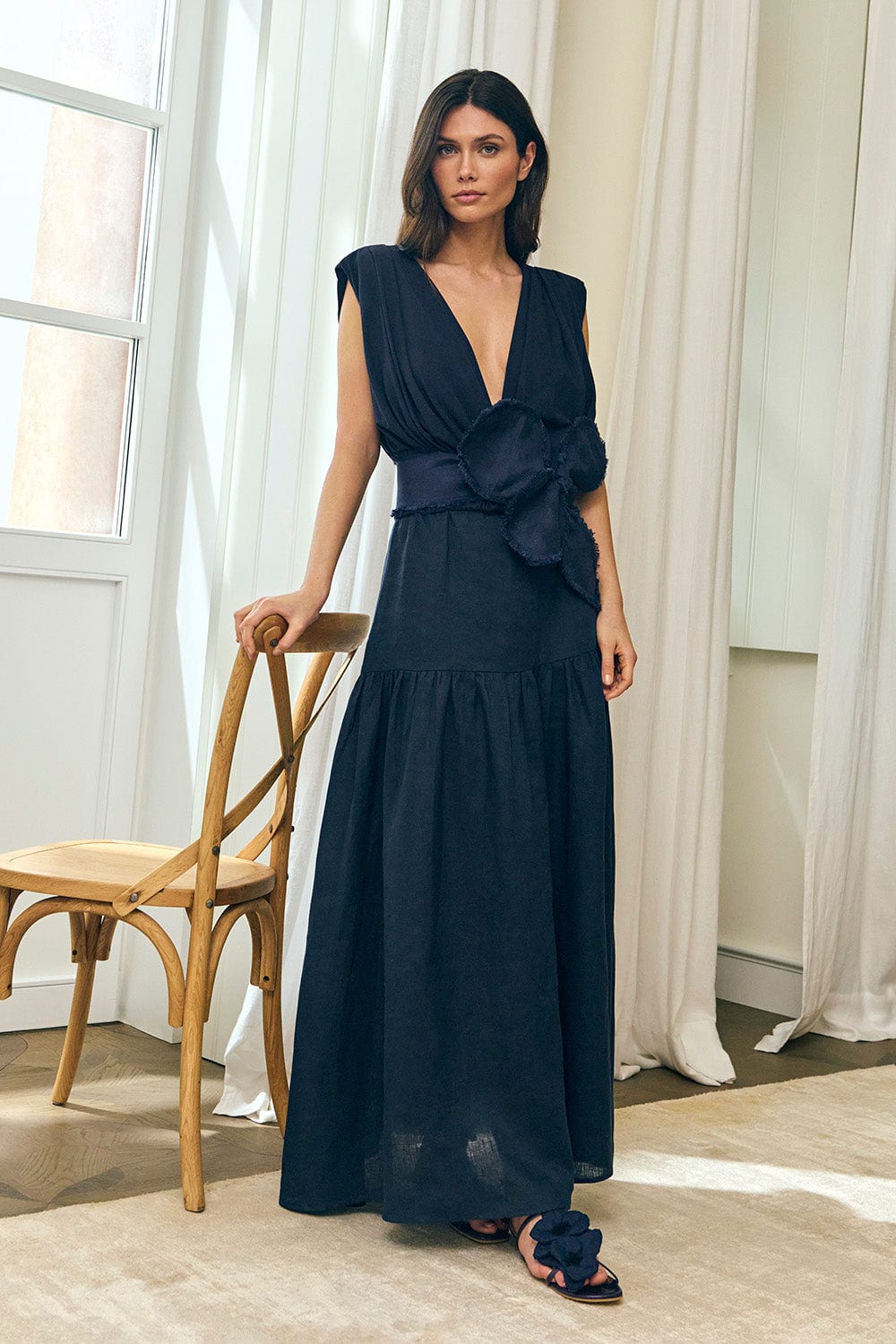 Vestido vasco azul navy - imagen 1