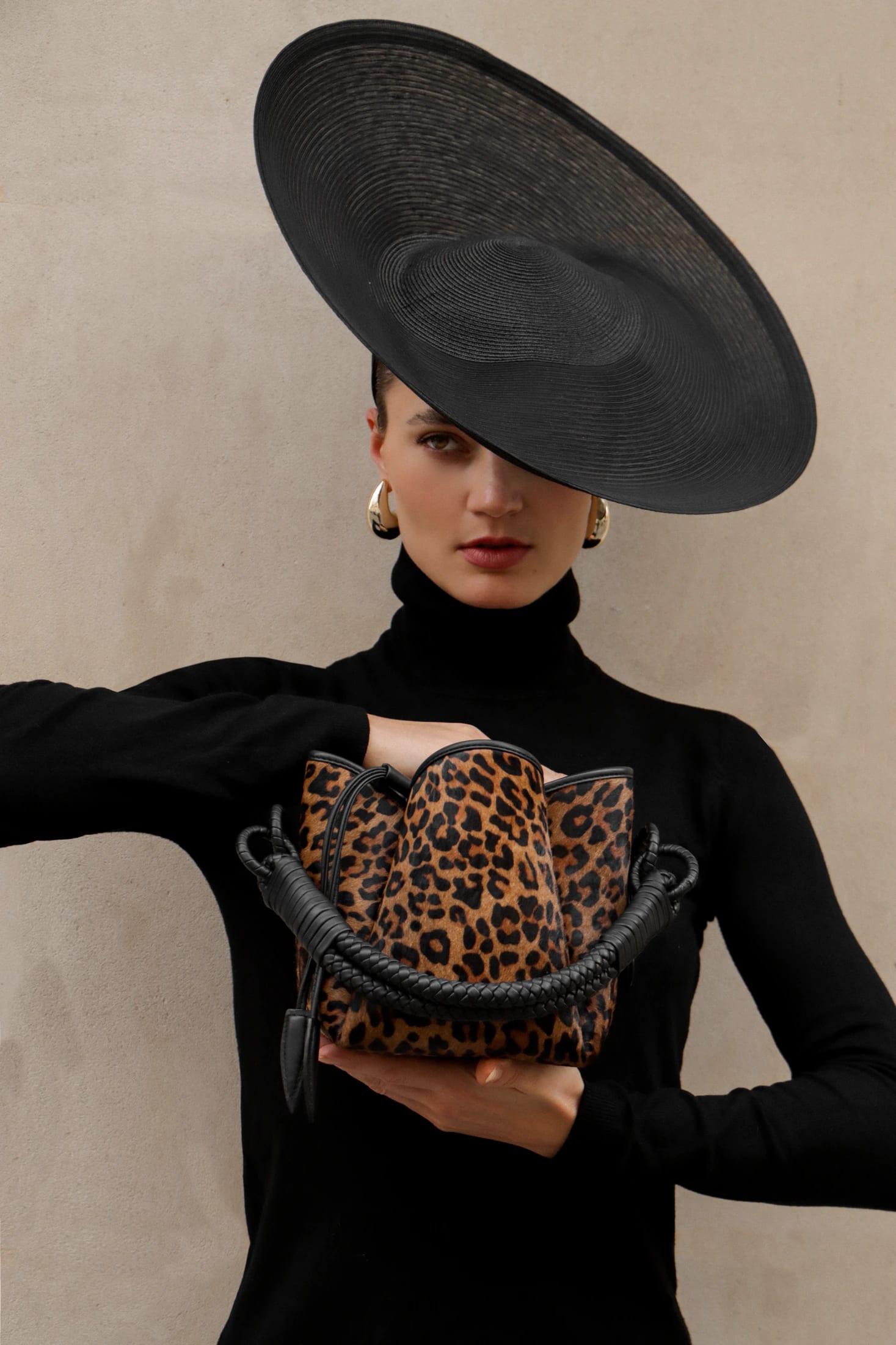 Tulip Mini Bucket Bag, Leopard - imagen 2