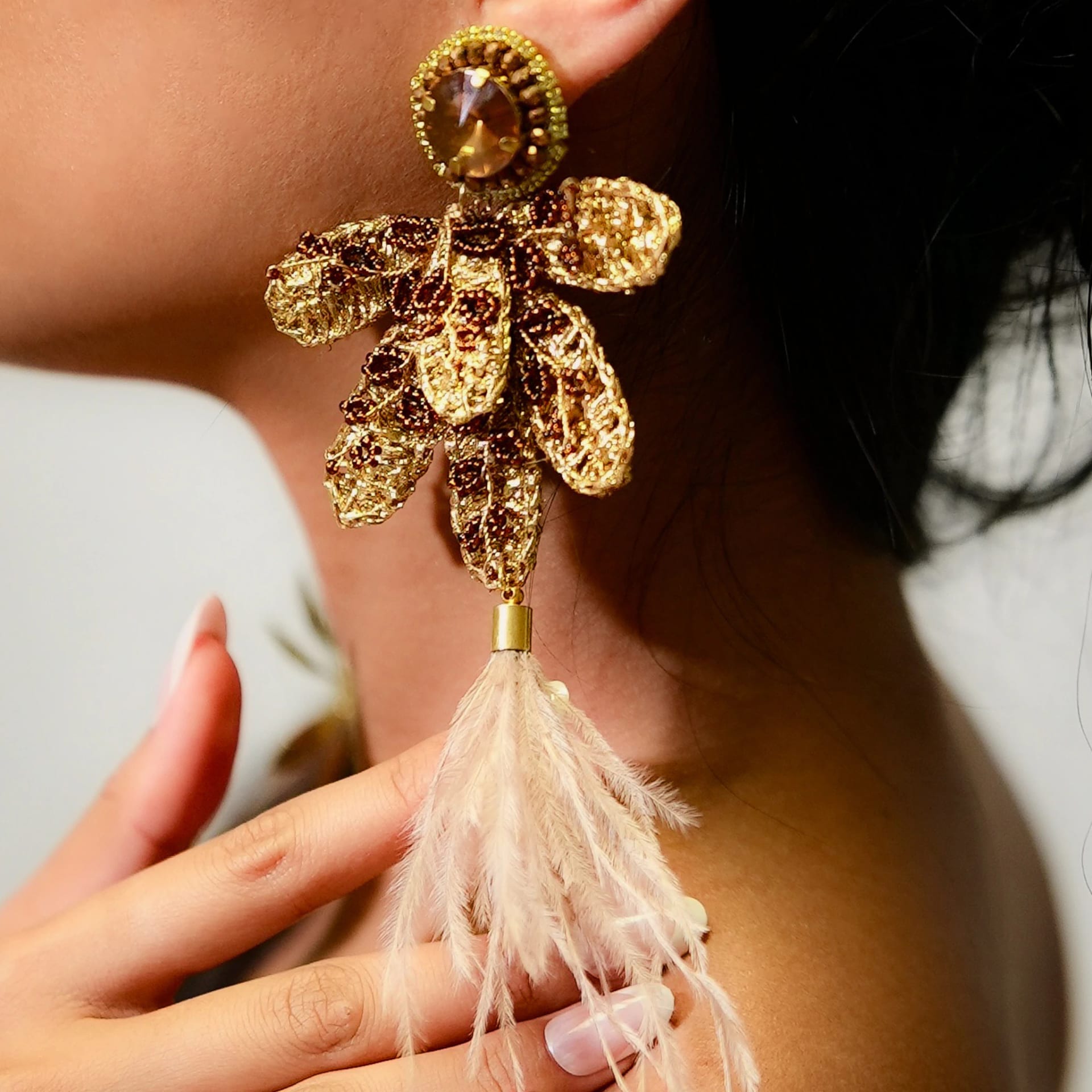 Manta Ray Earrings - imagen 2