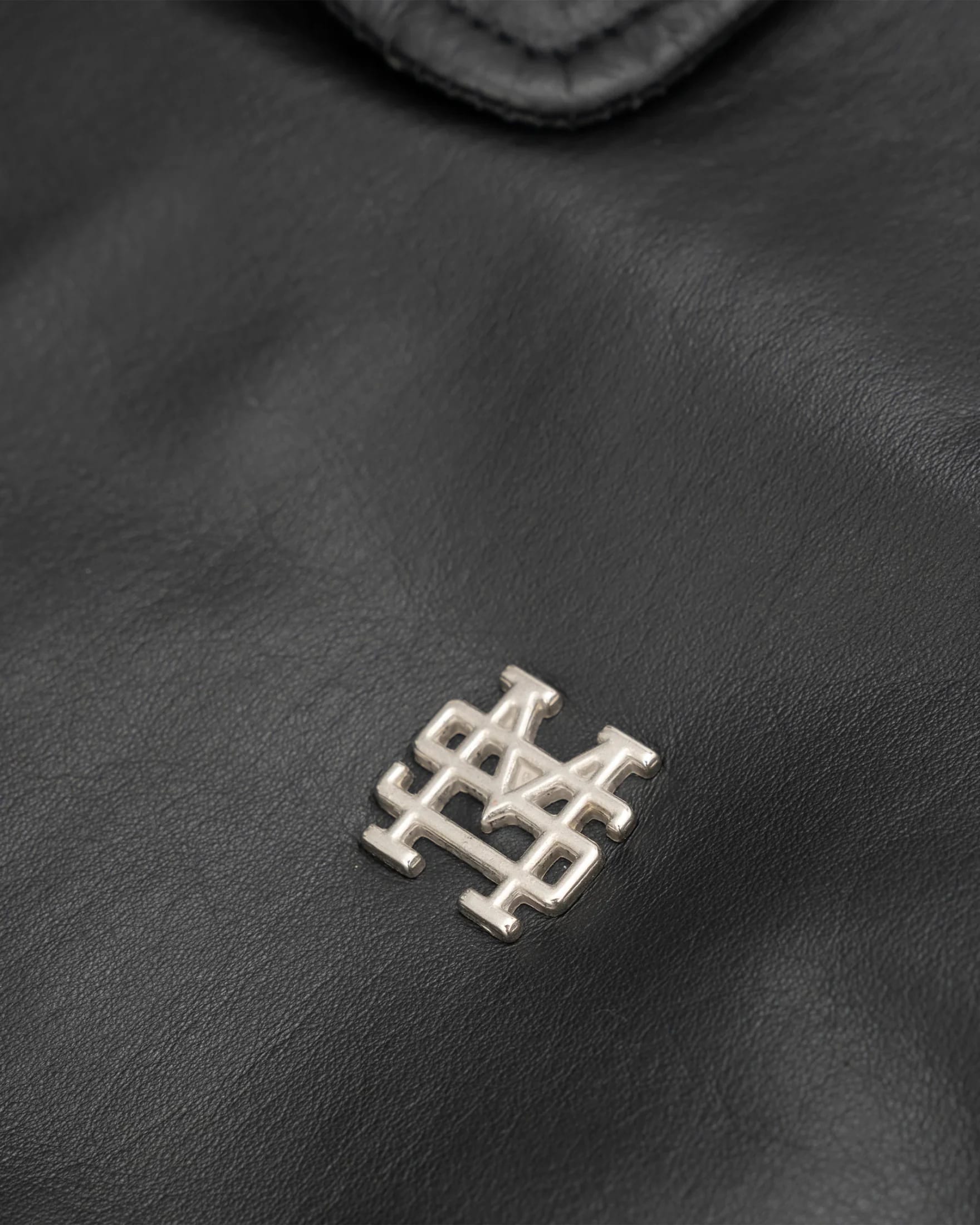 Edición Limitada | Chaqueta de Cuero Aviador - Negro - imagen 9