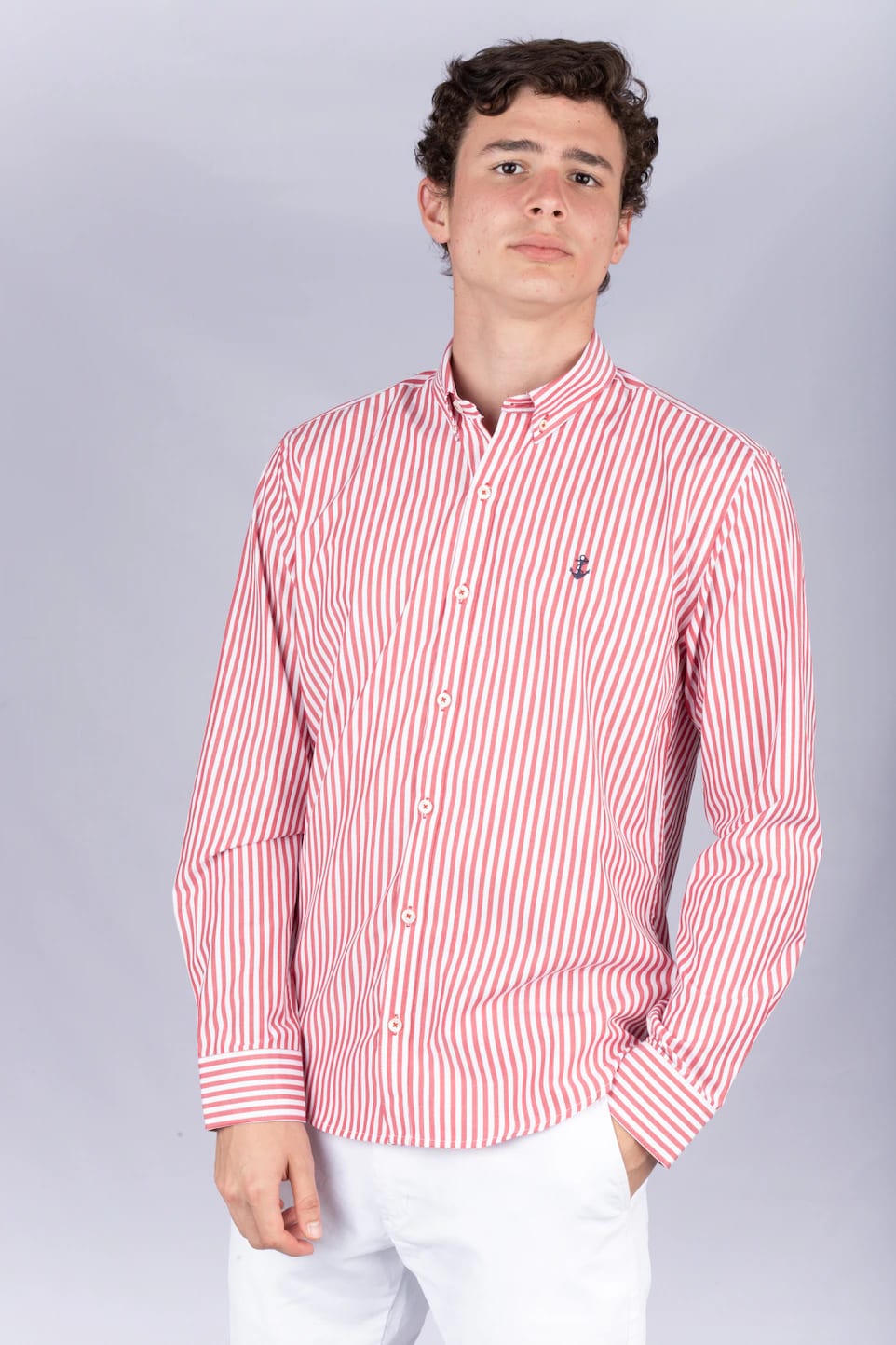 Camisa Rayas Rojas - imagen 1