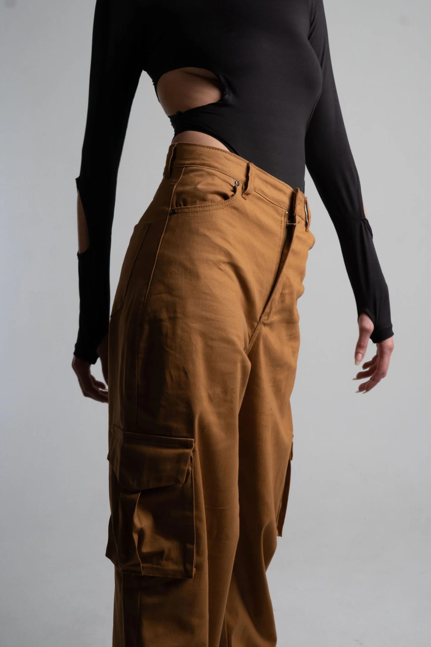 Pantalón Cargo Camel - imagen 4