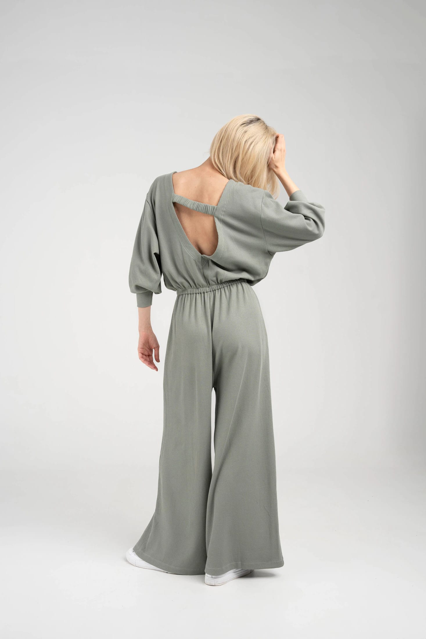Organic Waffle Jumpsuit - imagen 3