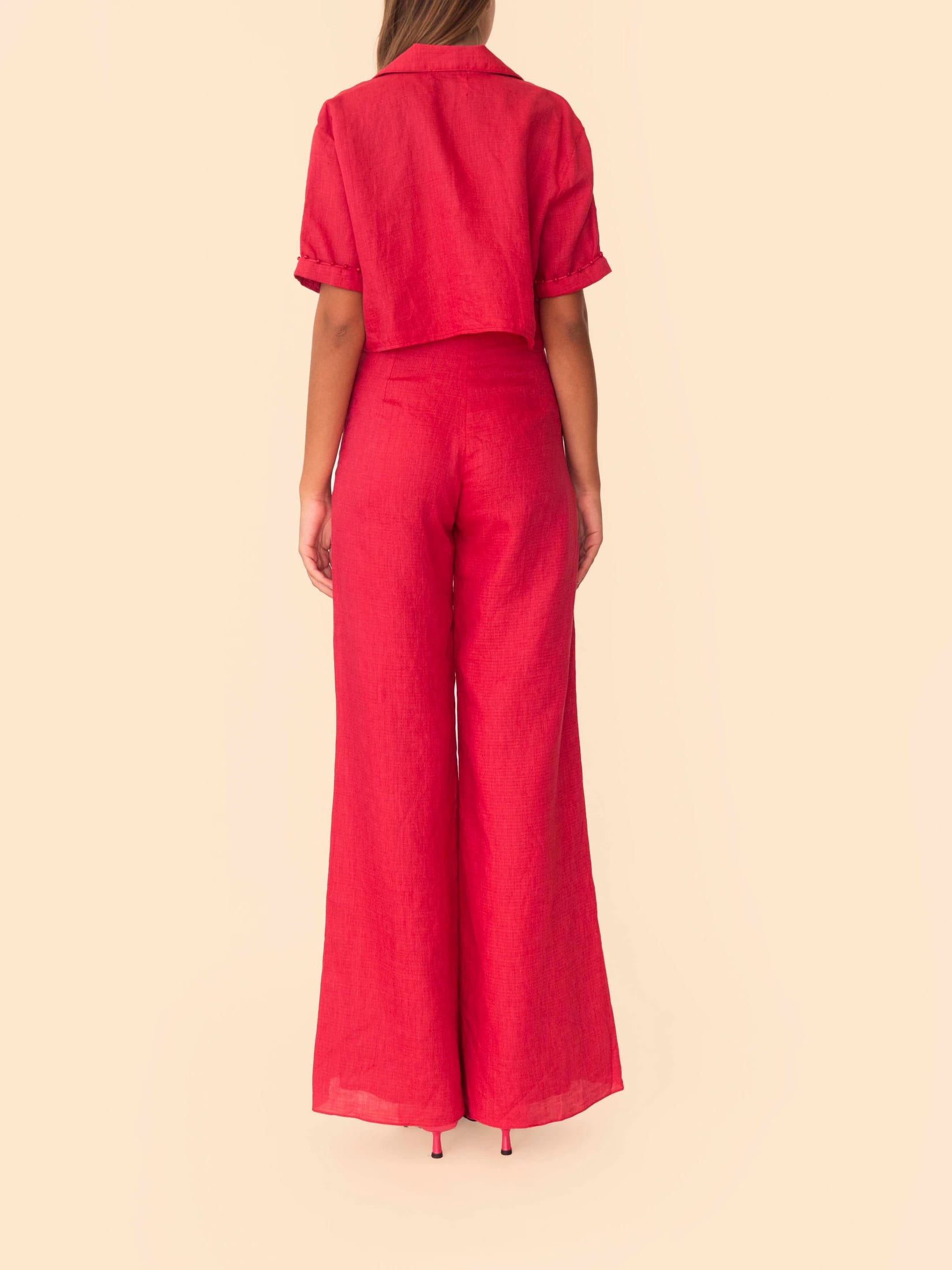 VERA PANT CHERRY RED - imagen 4