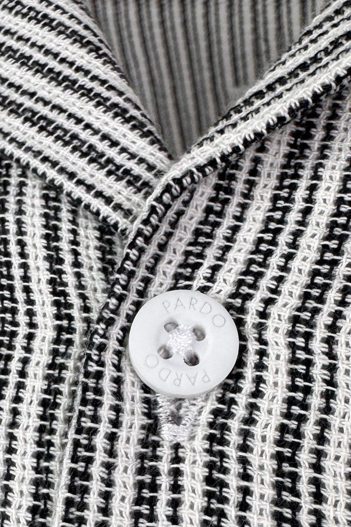 Camisa tejida rayas negras - imagen 5