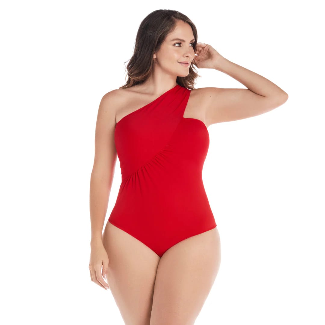 VESTIDO DE BAÑO ENTERO DE UN SOLO HOMBRO - imagen 4