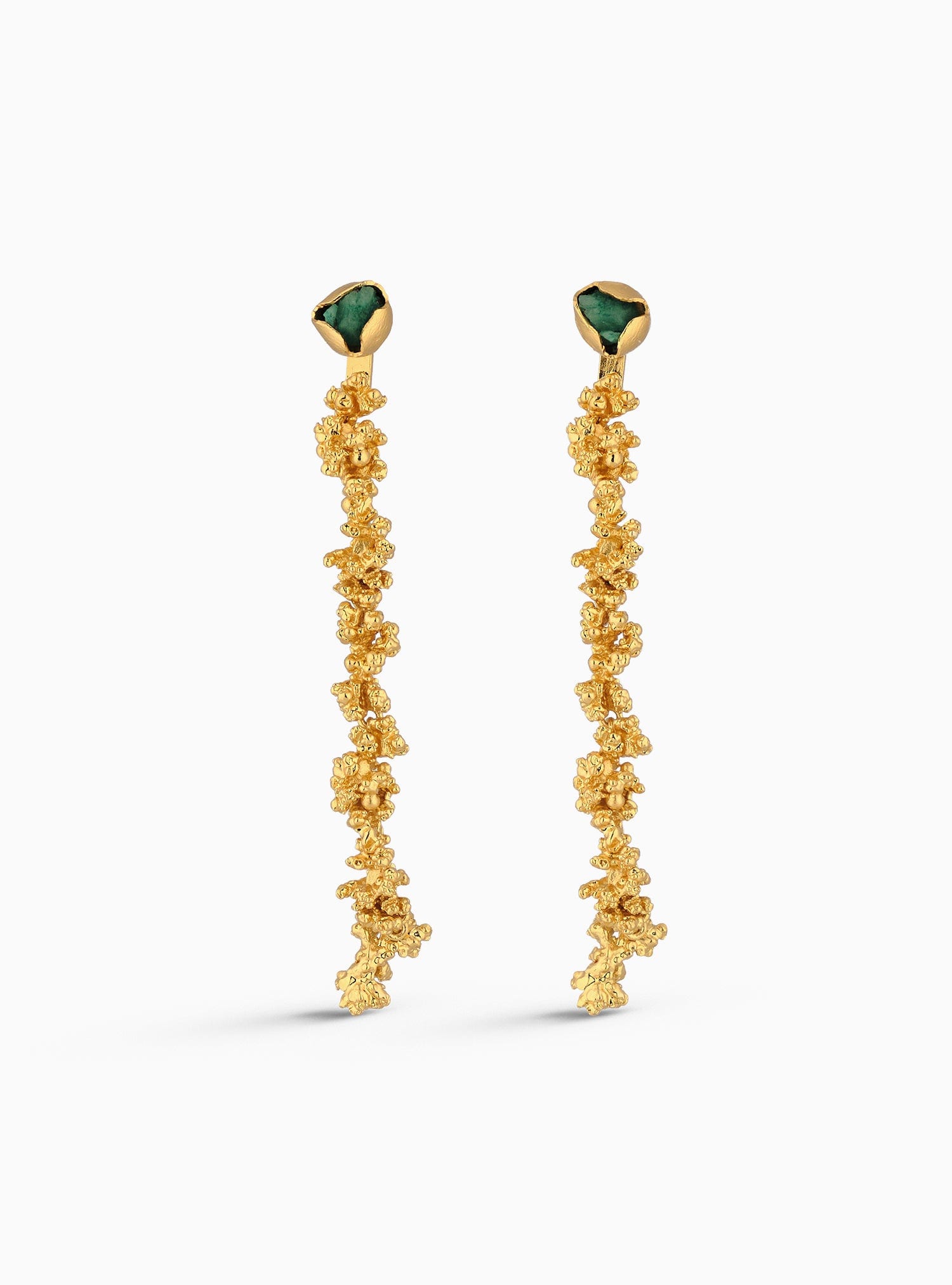 Aura Front-Back Long Earrings - imagen 1