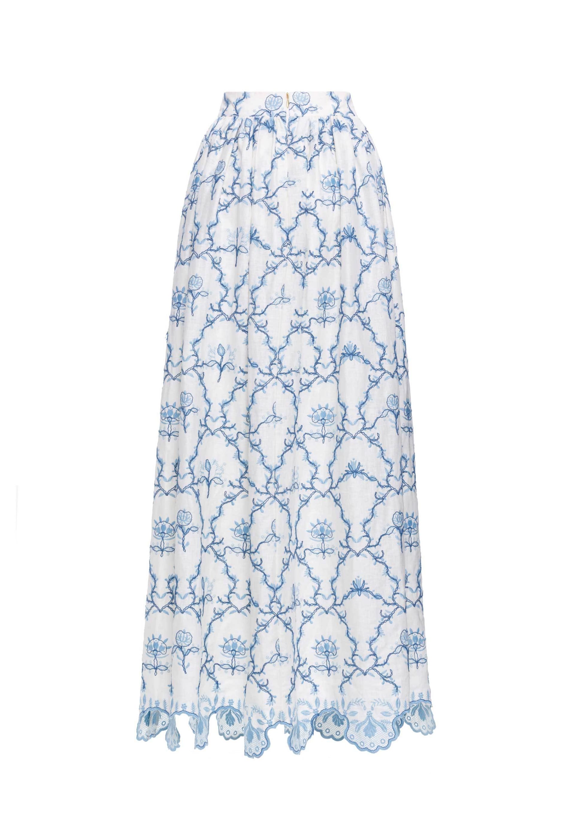 Tangelo Floritura Maxi Skirt - imagen 7
