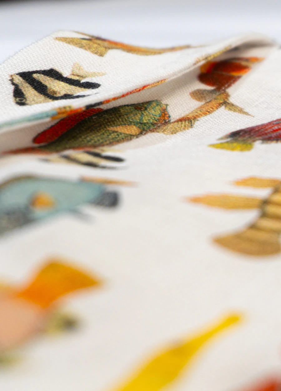 Men's linen shirt white nemo - imagen 6