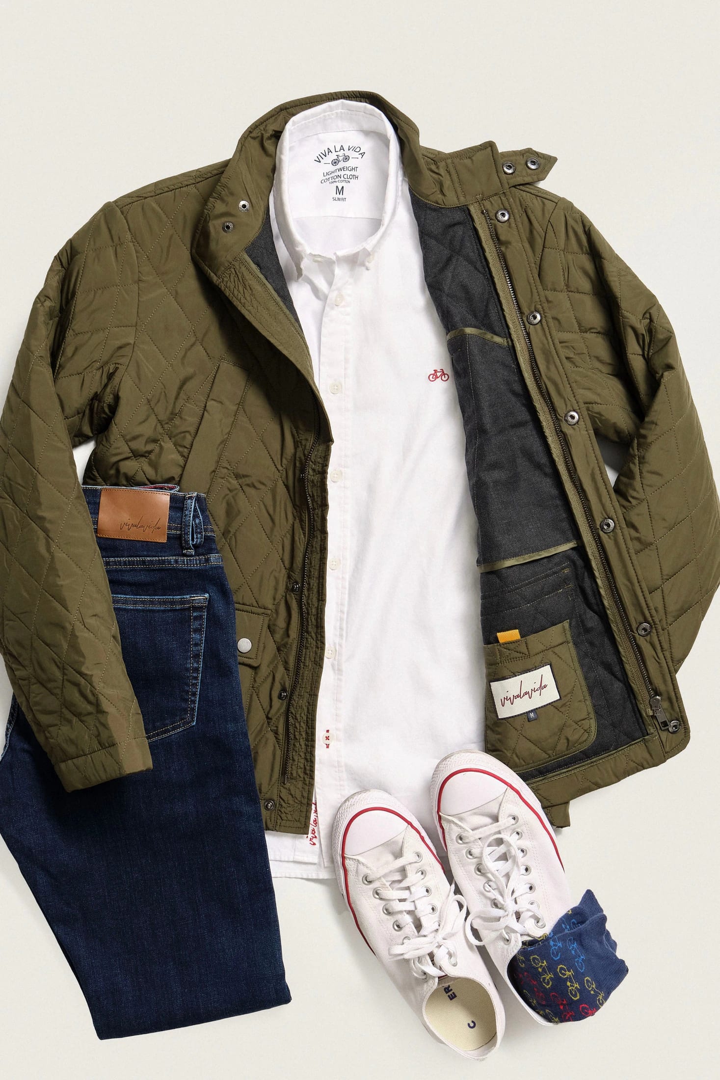 QUILTED JACKET NAVY - imagen 5