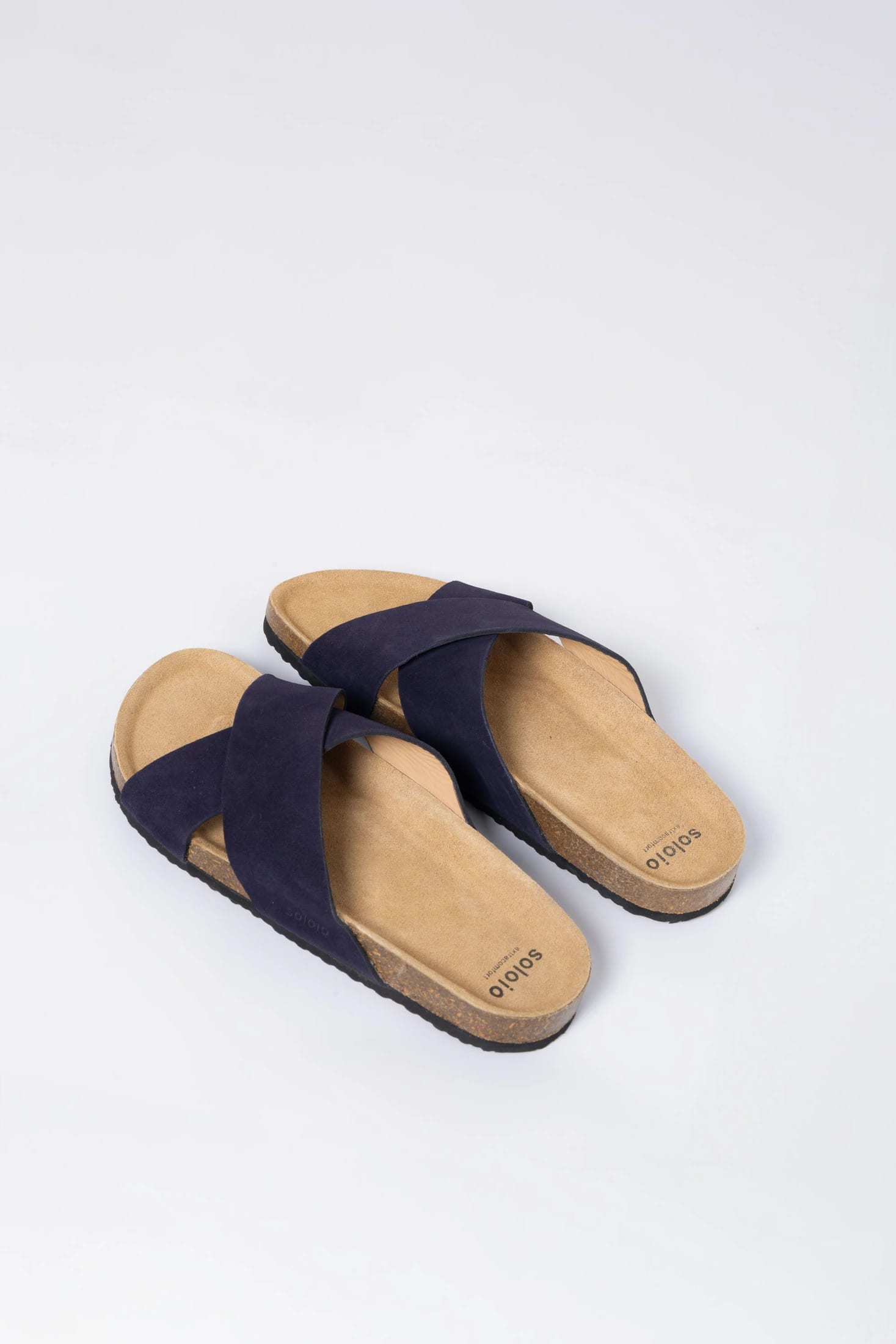 Men's crossed navy sandal - imagen 2