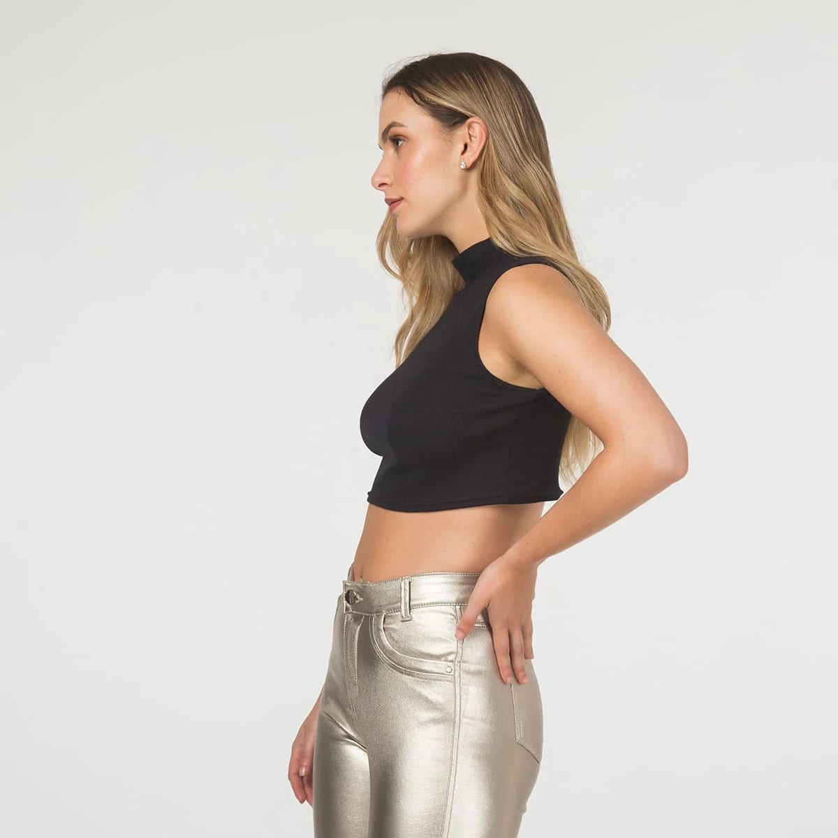Crop Top Cuello Tortuga Sasha - imagen 9