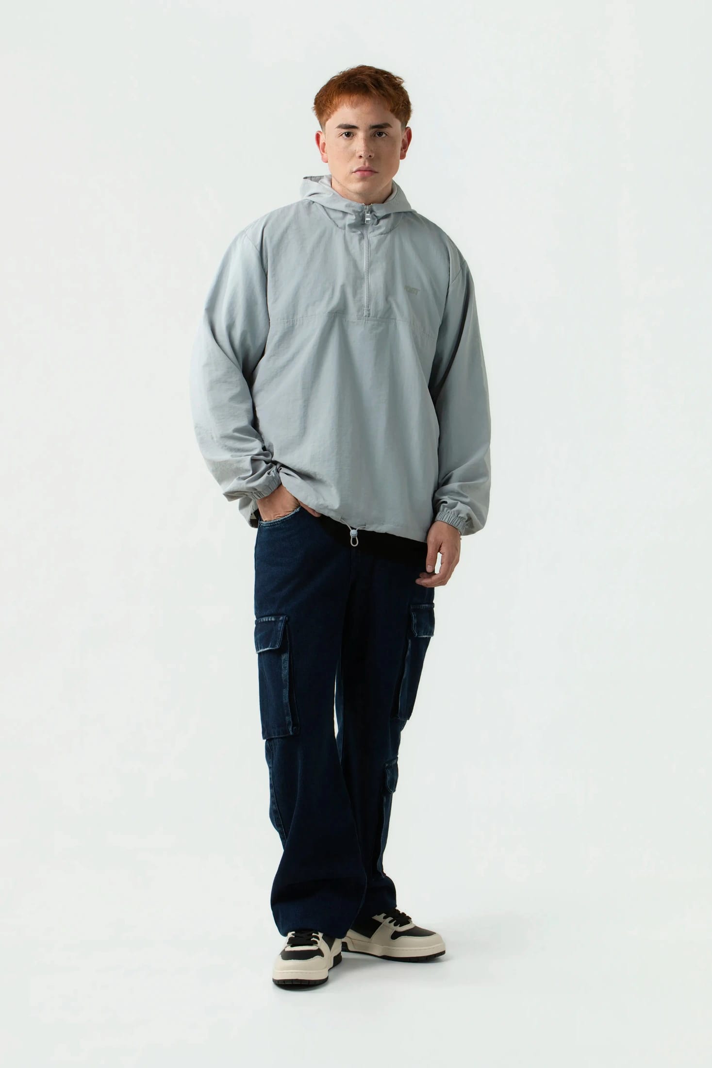 CHAQUETA ROMPEVIENTOS COLOR GRIS CLR - imagen 4