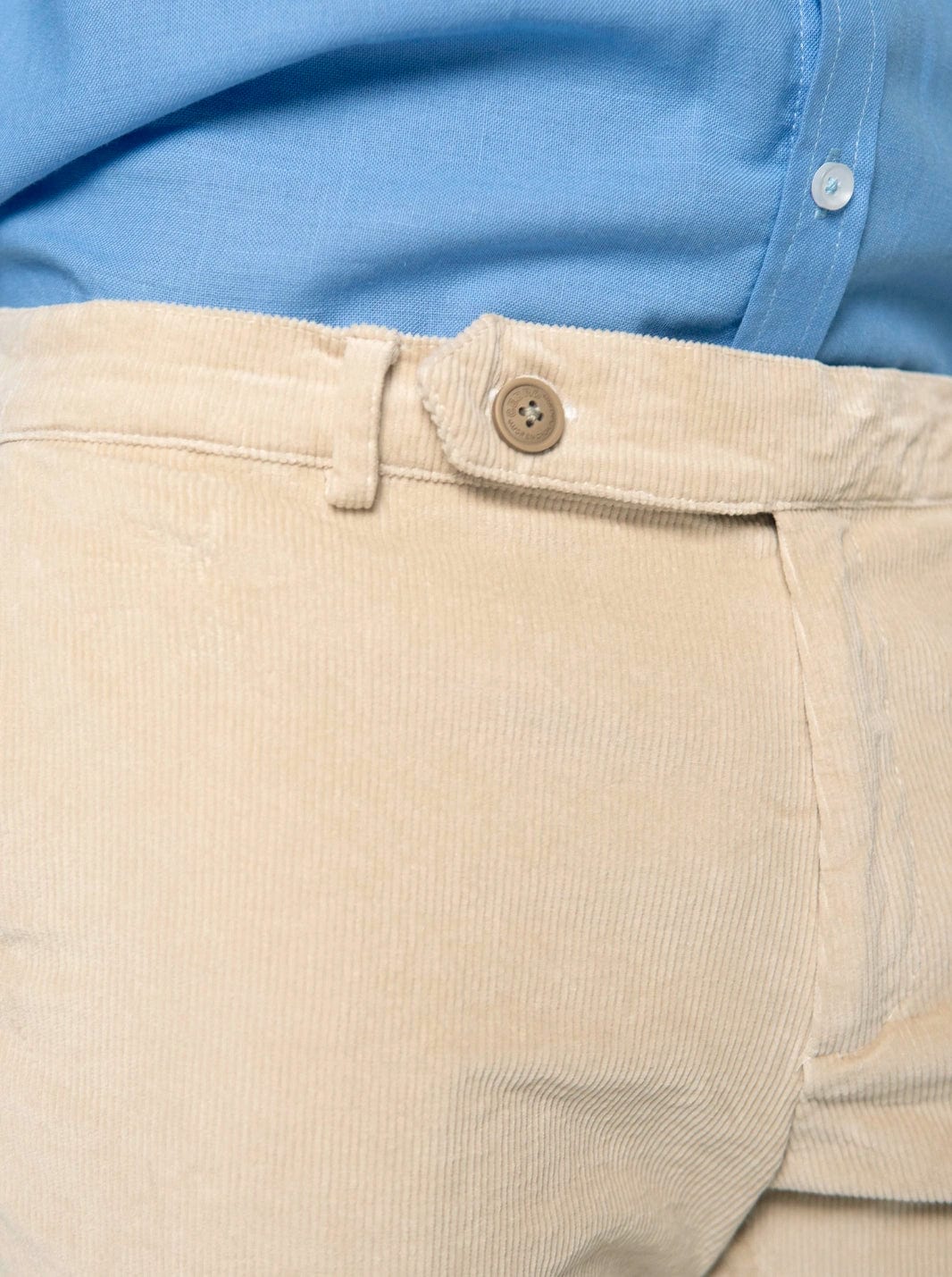 PANTALÓN DE PANA CON PRETINA CRUZADA | HOMBRE - imagen 2