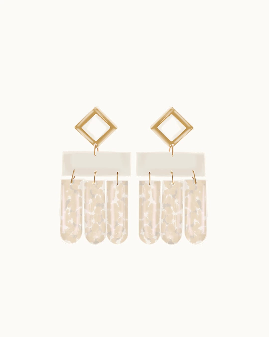 Terrazo4 Earrings - imagen 1