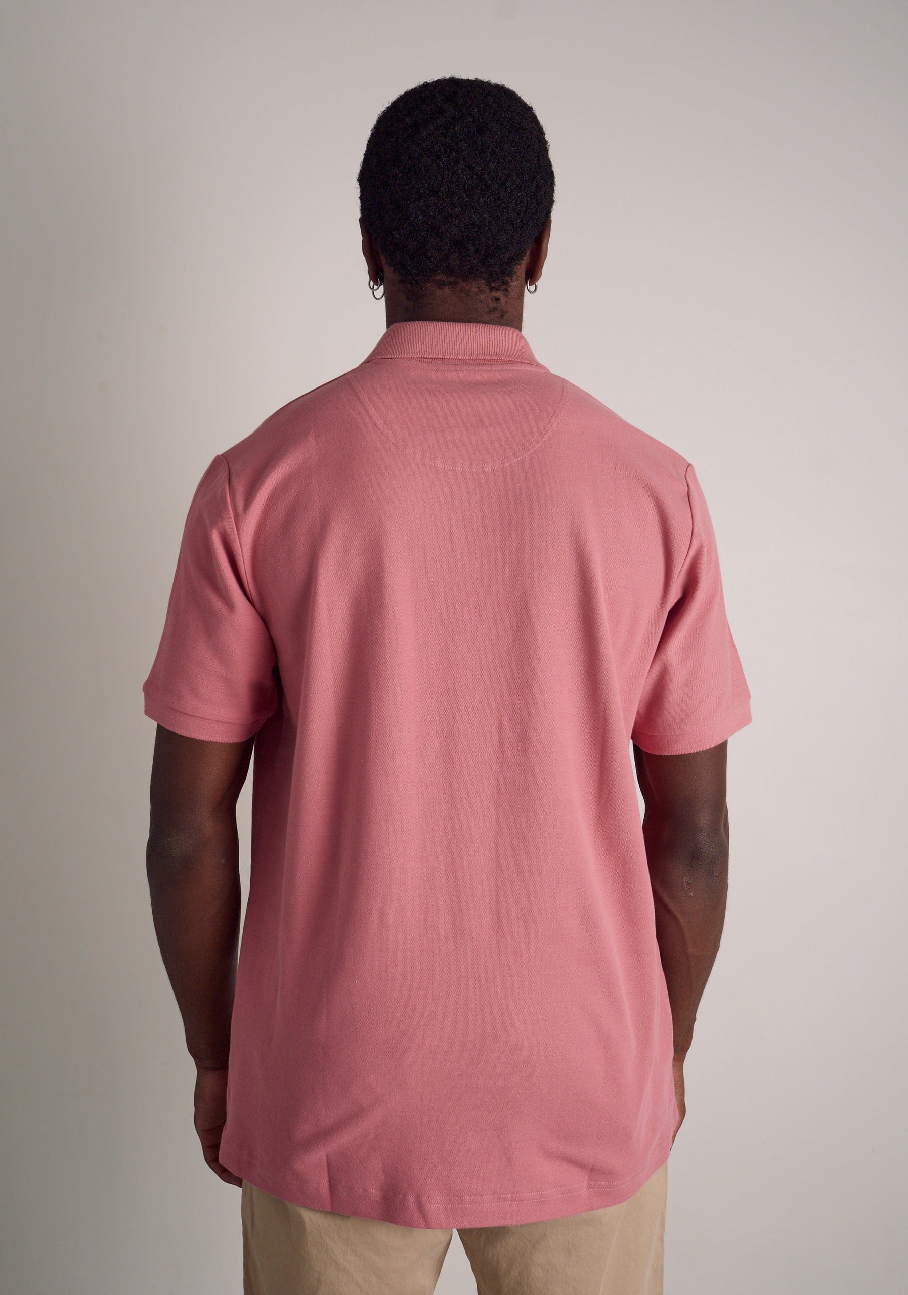 Camiseta Polo H L-Azm Rosado Med - imagen 5