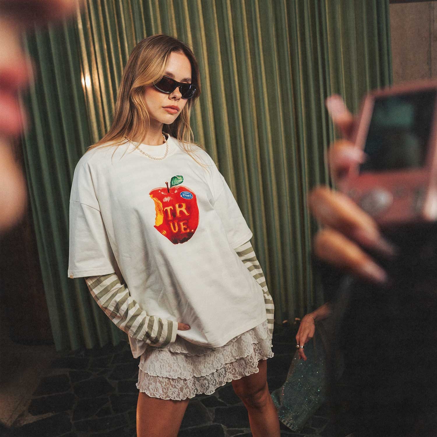 Juicy Boxy Tee - Cream - imagen 1