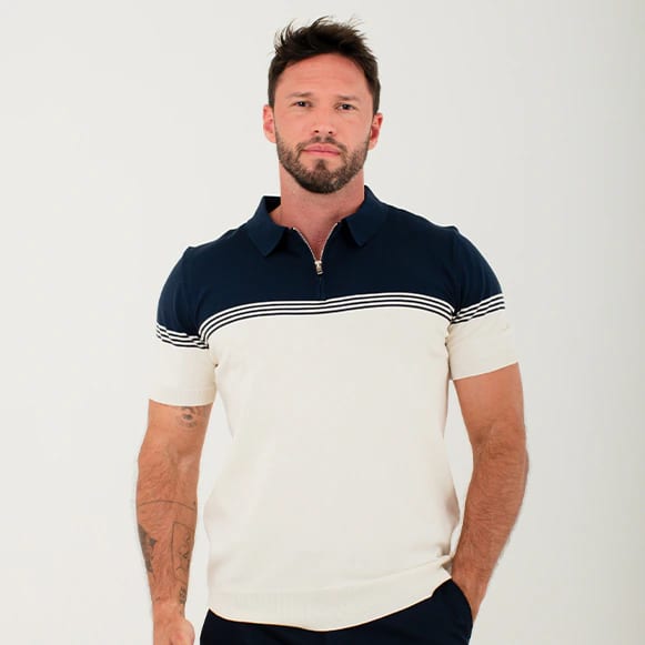 SUETER POLO MODA TEJIDO HOMBRE - imagen 2