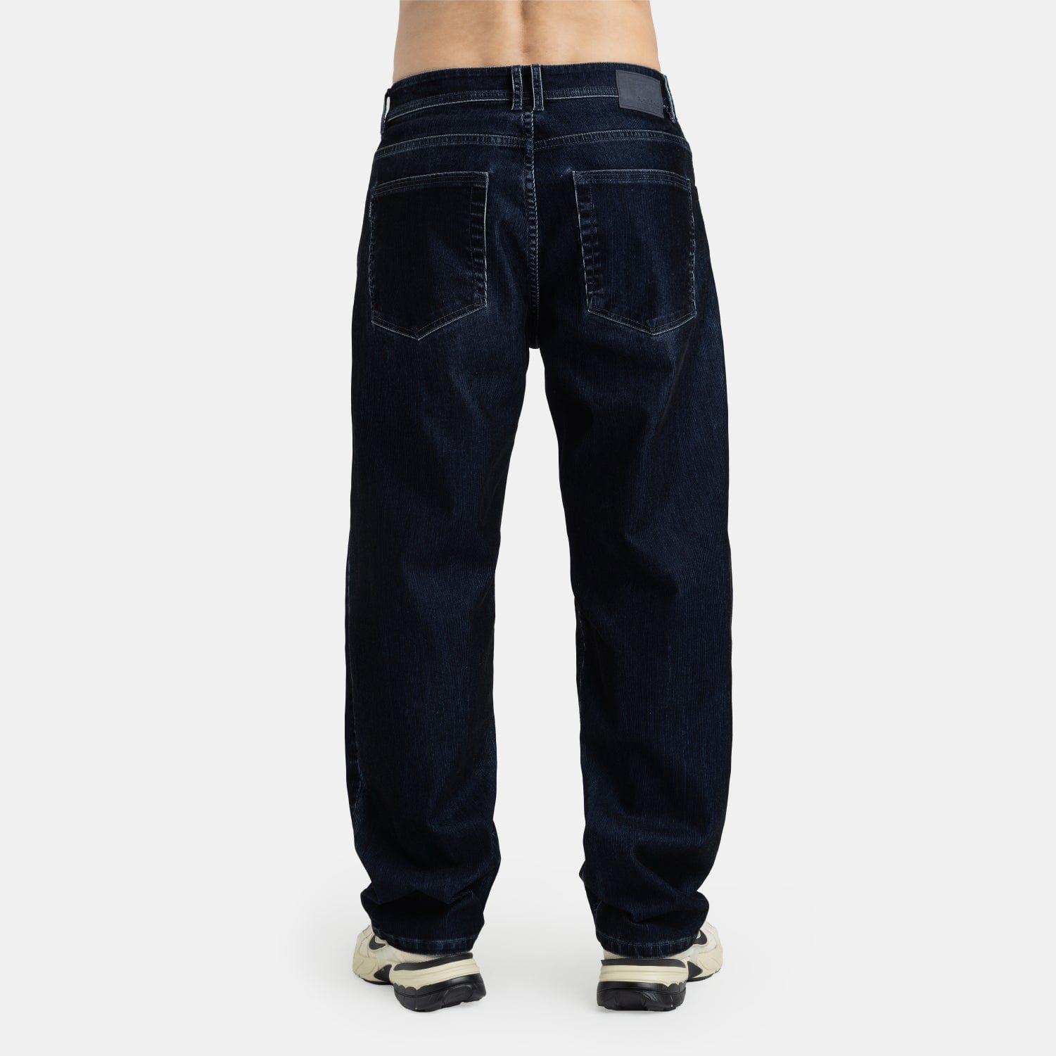 Corduroy Touch Denim Relaxed Fit Azul Oscuro - imagen 8