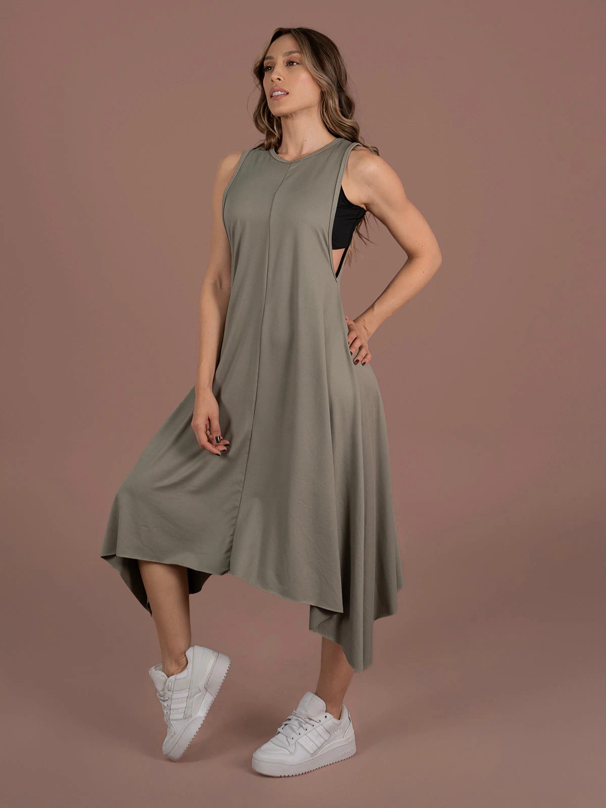 Vestido danila melon verde seco - imagen 1