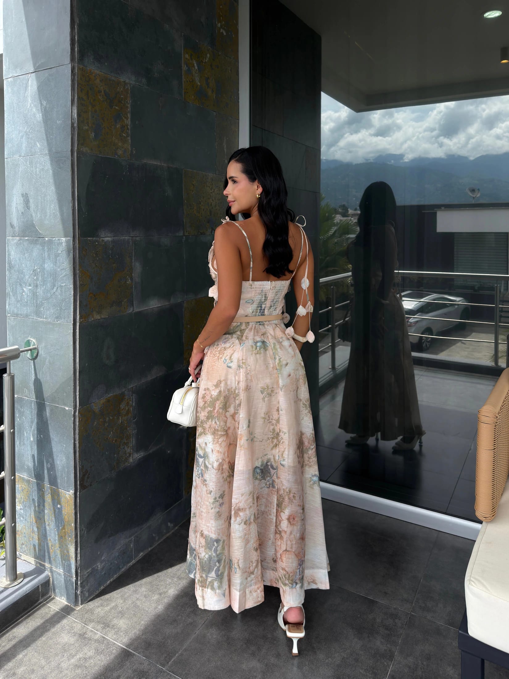 VESTIDO ASTRID  BEIGE - imagen 3