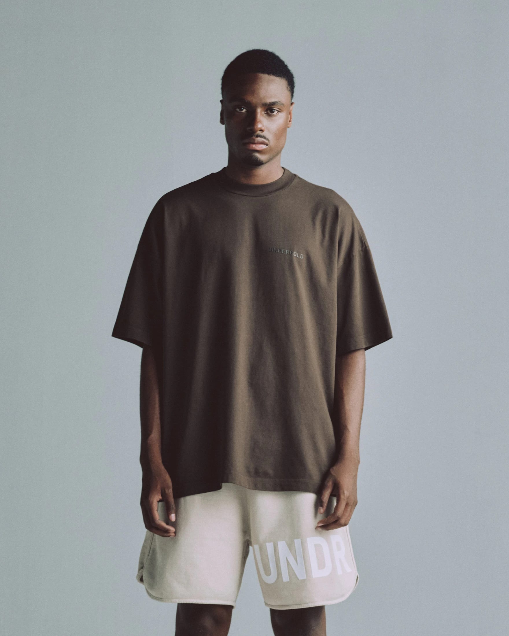 Line Logo Tshirt Brown - imagen 2