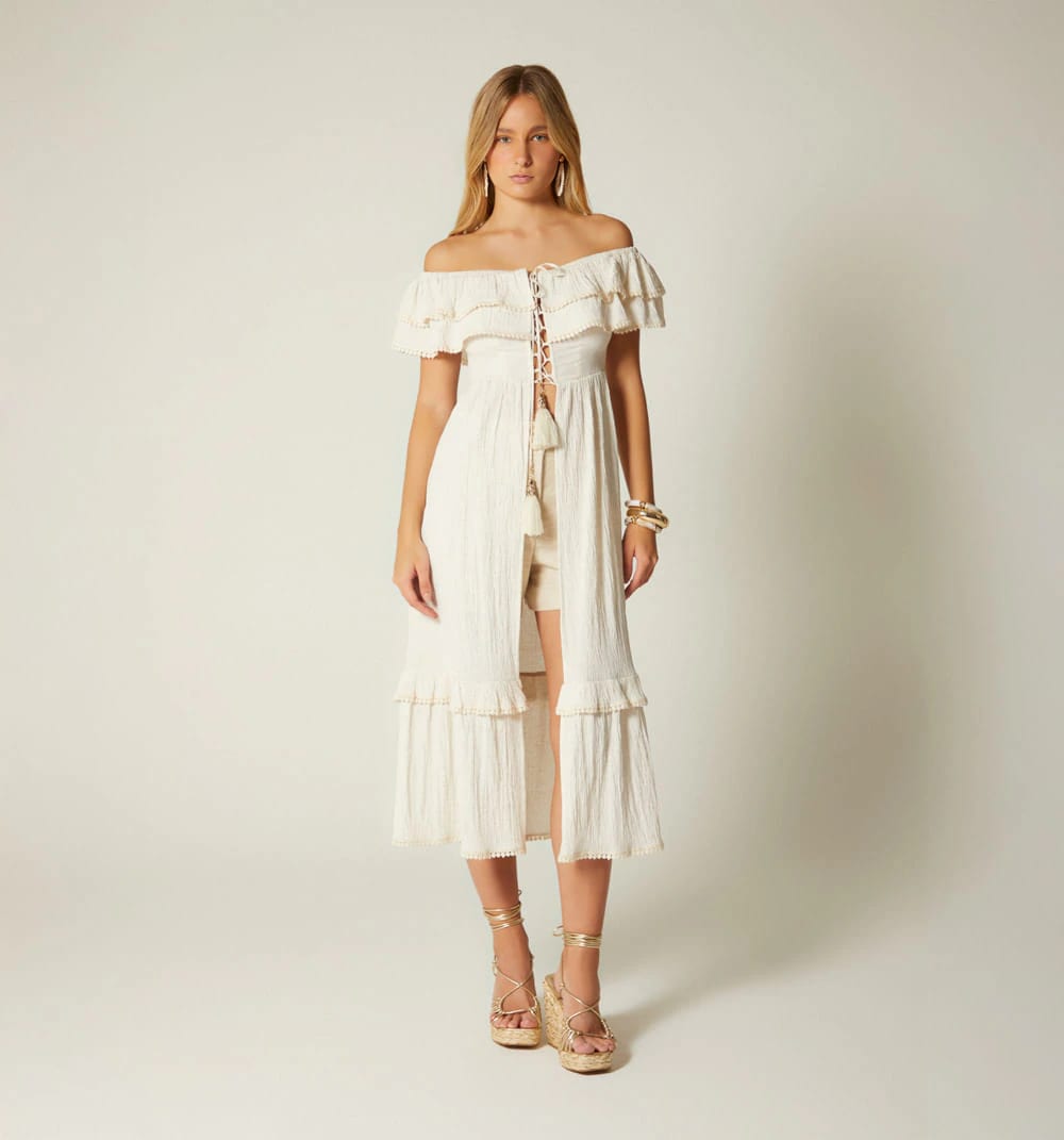 Maxi bluson escote bandeja - imagen 1