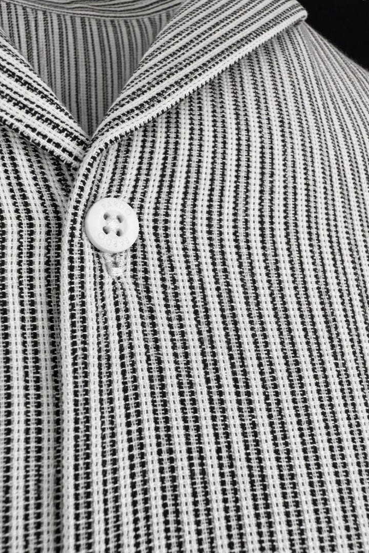 Camisa tejida rayas negras - imagen 3