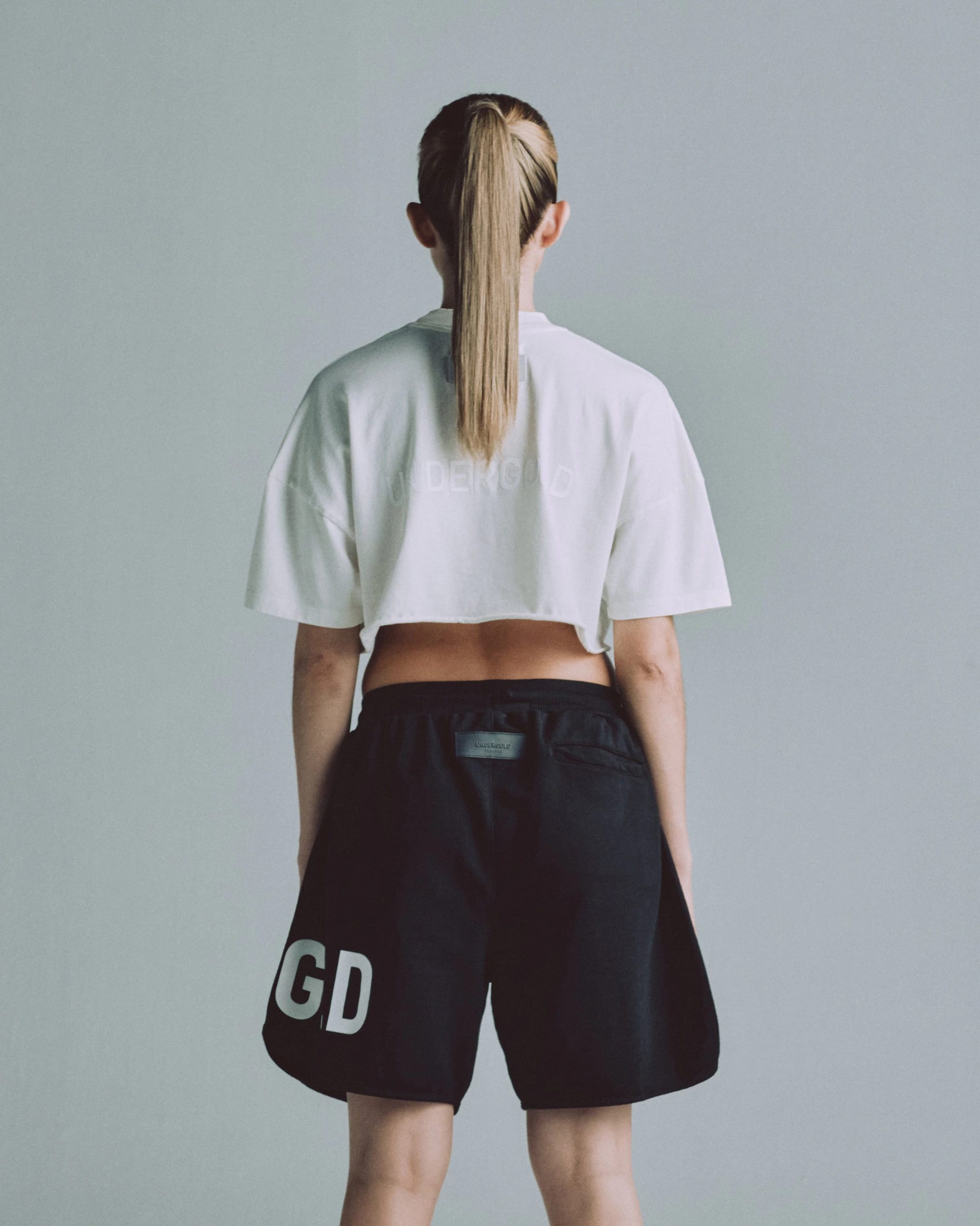 Line Logo Crop Top White - imagen 7