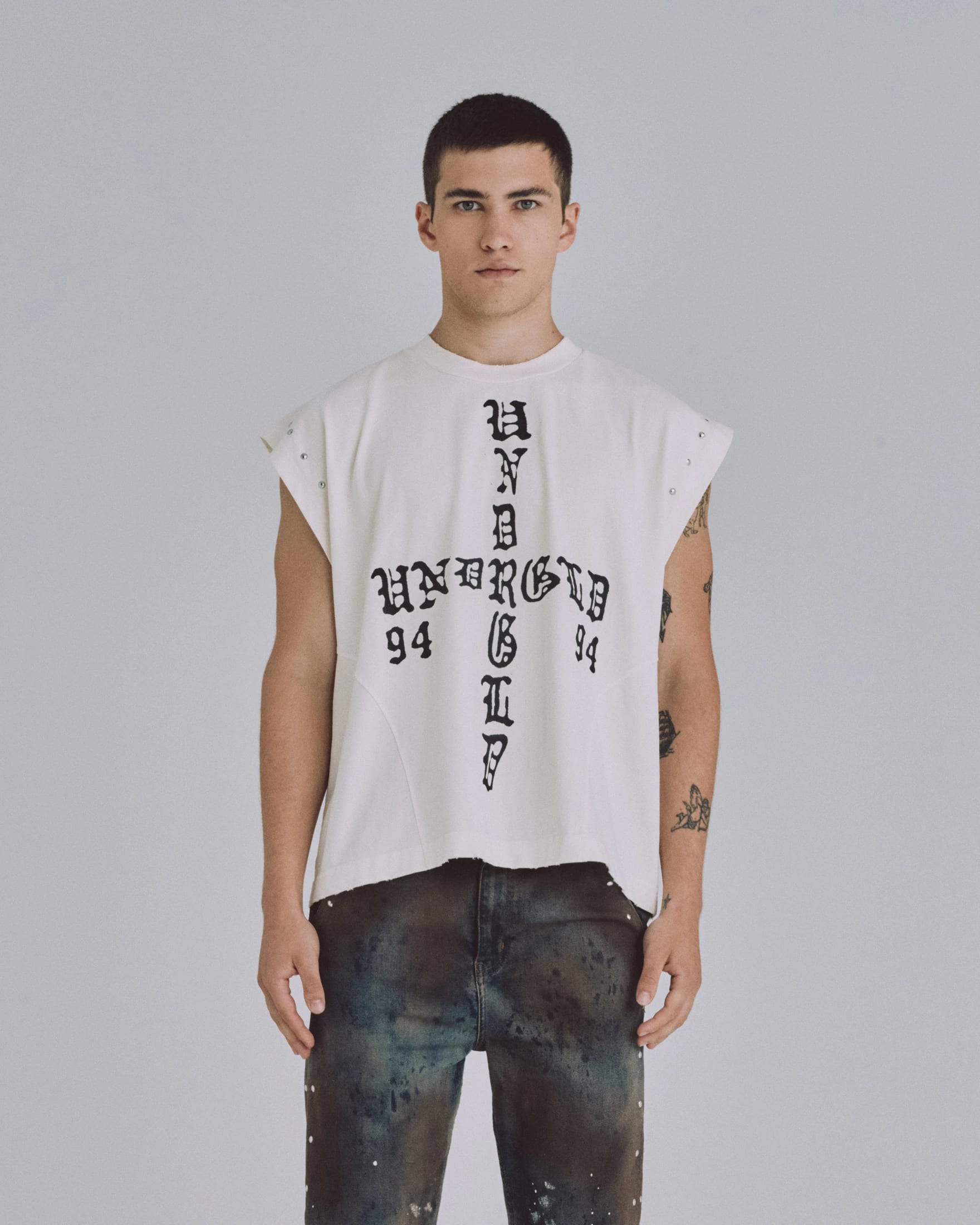 94' UNDRGLD Sleeveless Tshirt White - imagen 2