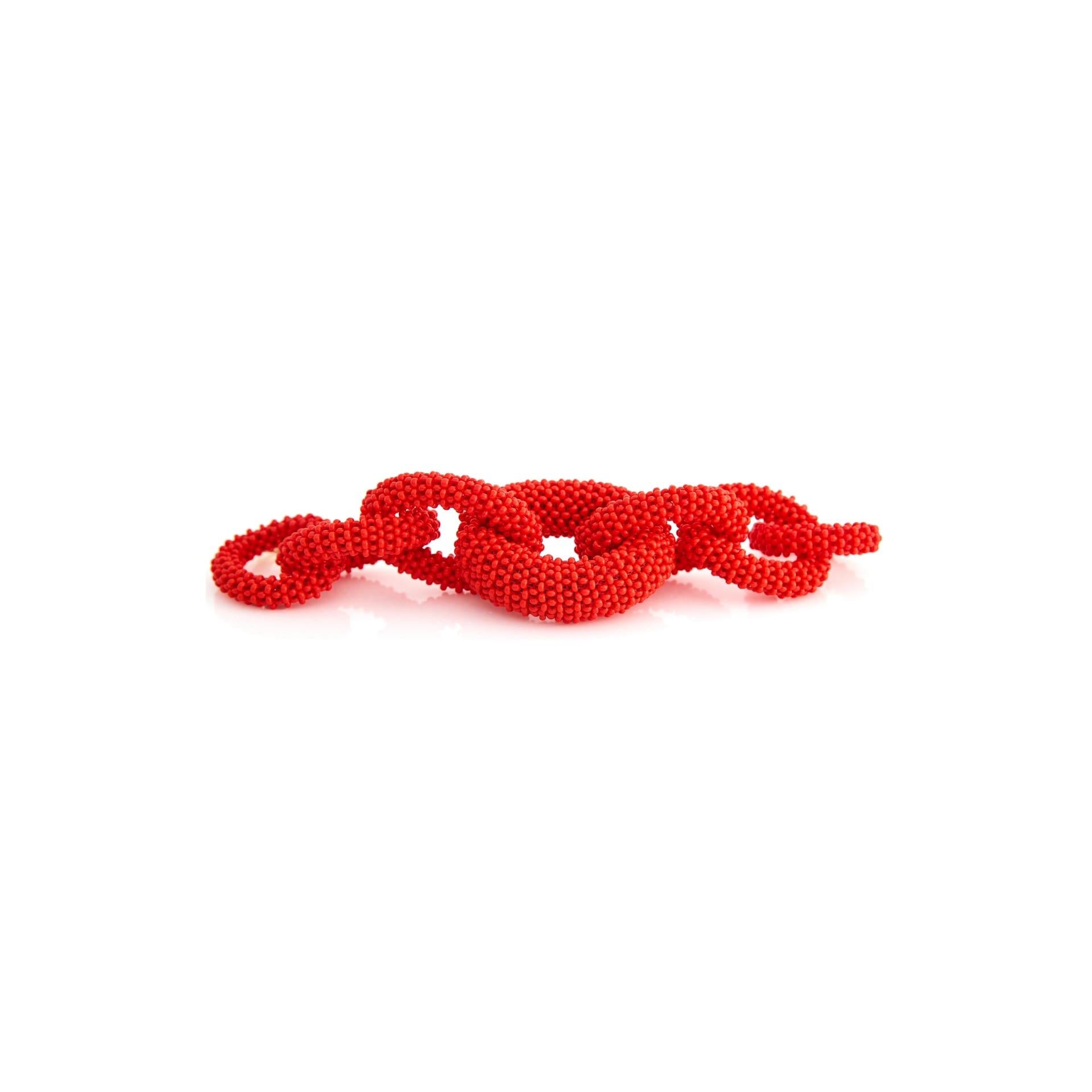 Connection Beaded Bracelet Red - imagen 2