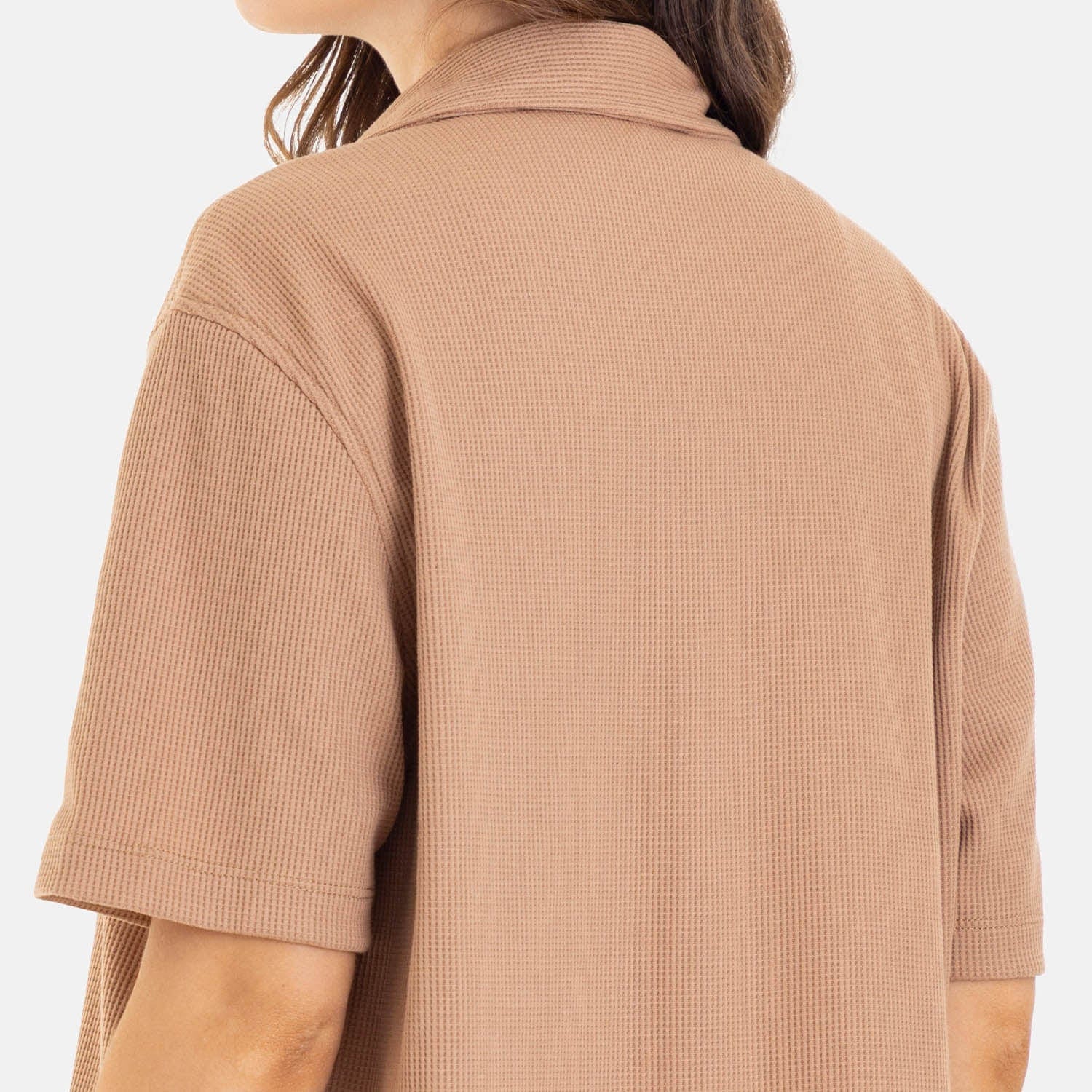 Relaxed Short Sleeve Shirt Mocca - imagen 13