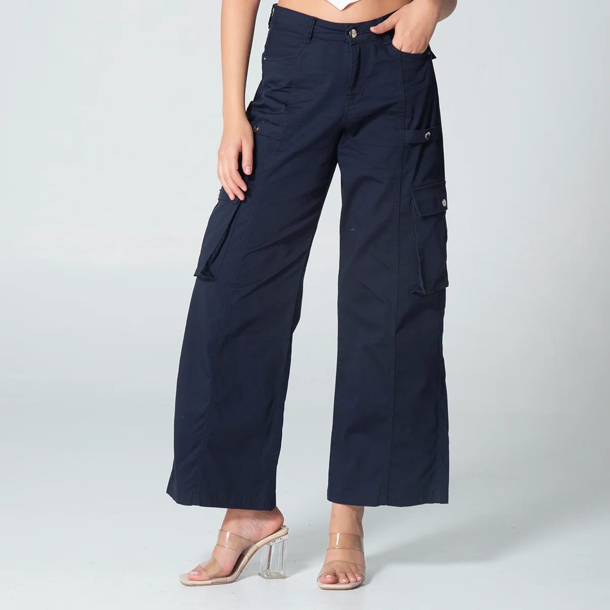 Pantalon Dril Wide Leg Solid - imagen 2