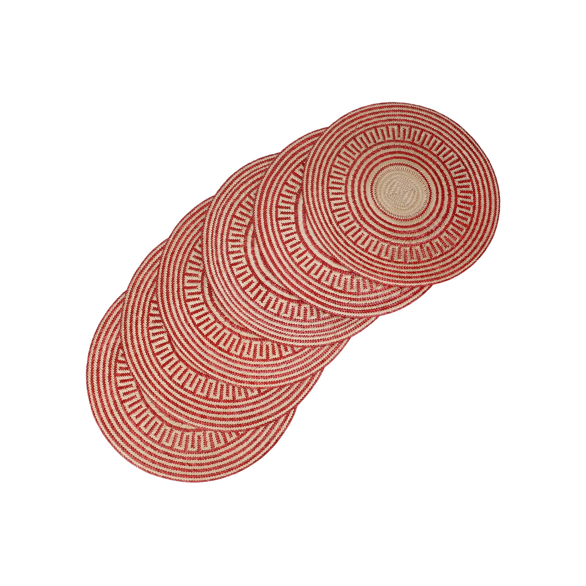 Set de Individuales Wayuu Rojo - imagen 2