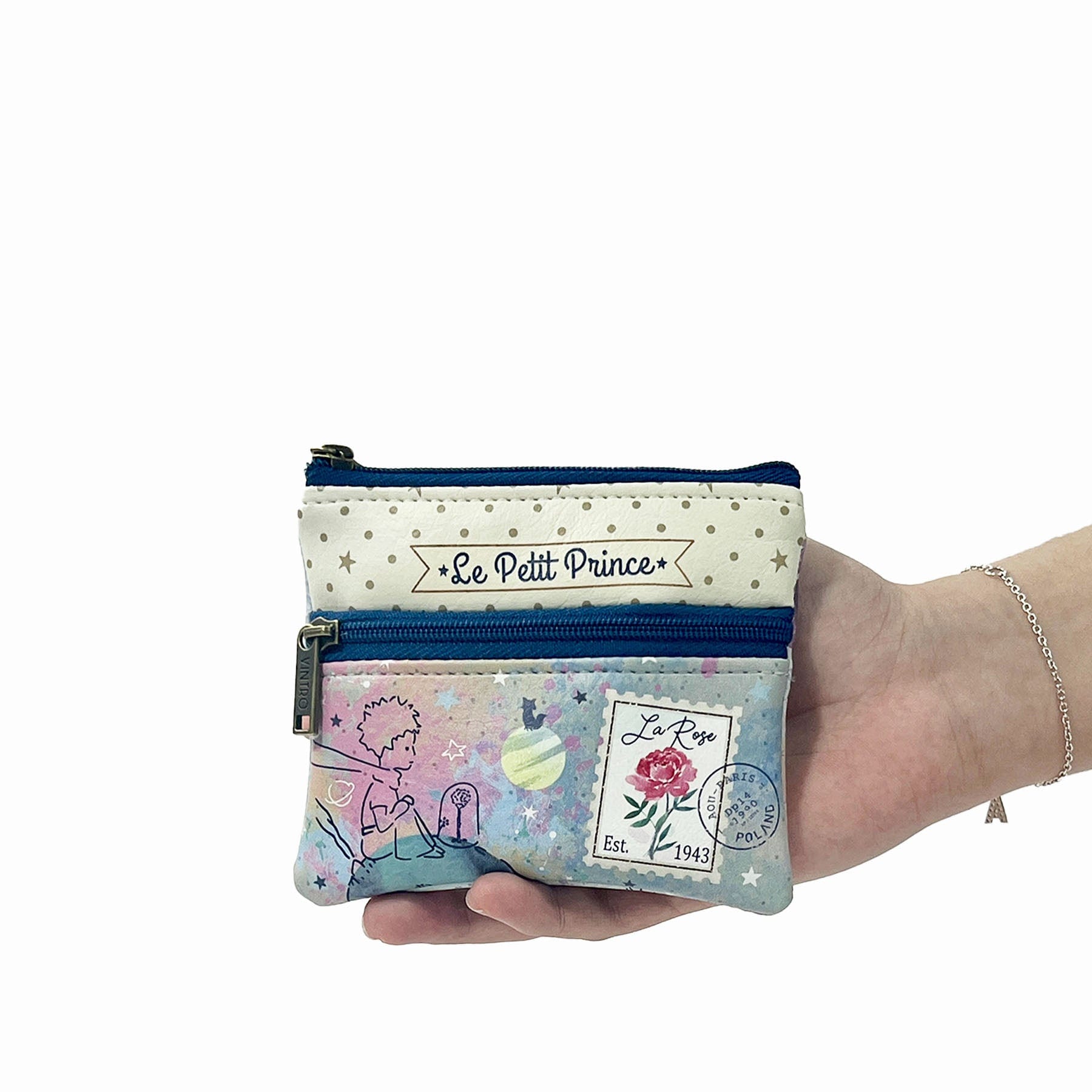 Monedero Para Mujer Egipto Estampado El Principito - imagen 3